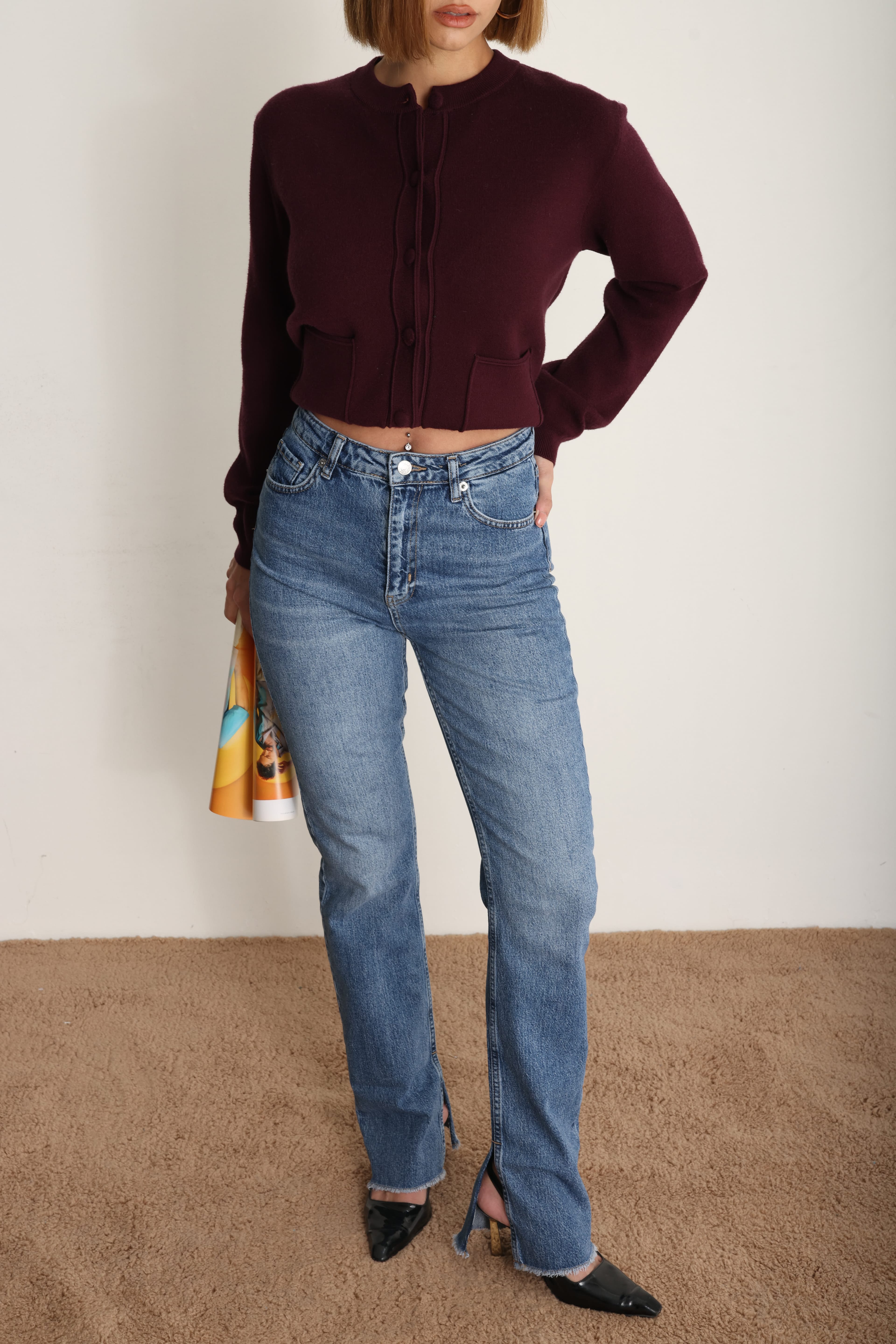 Regular Fit Denim Pantolon Mavi