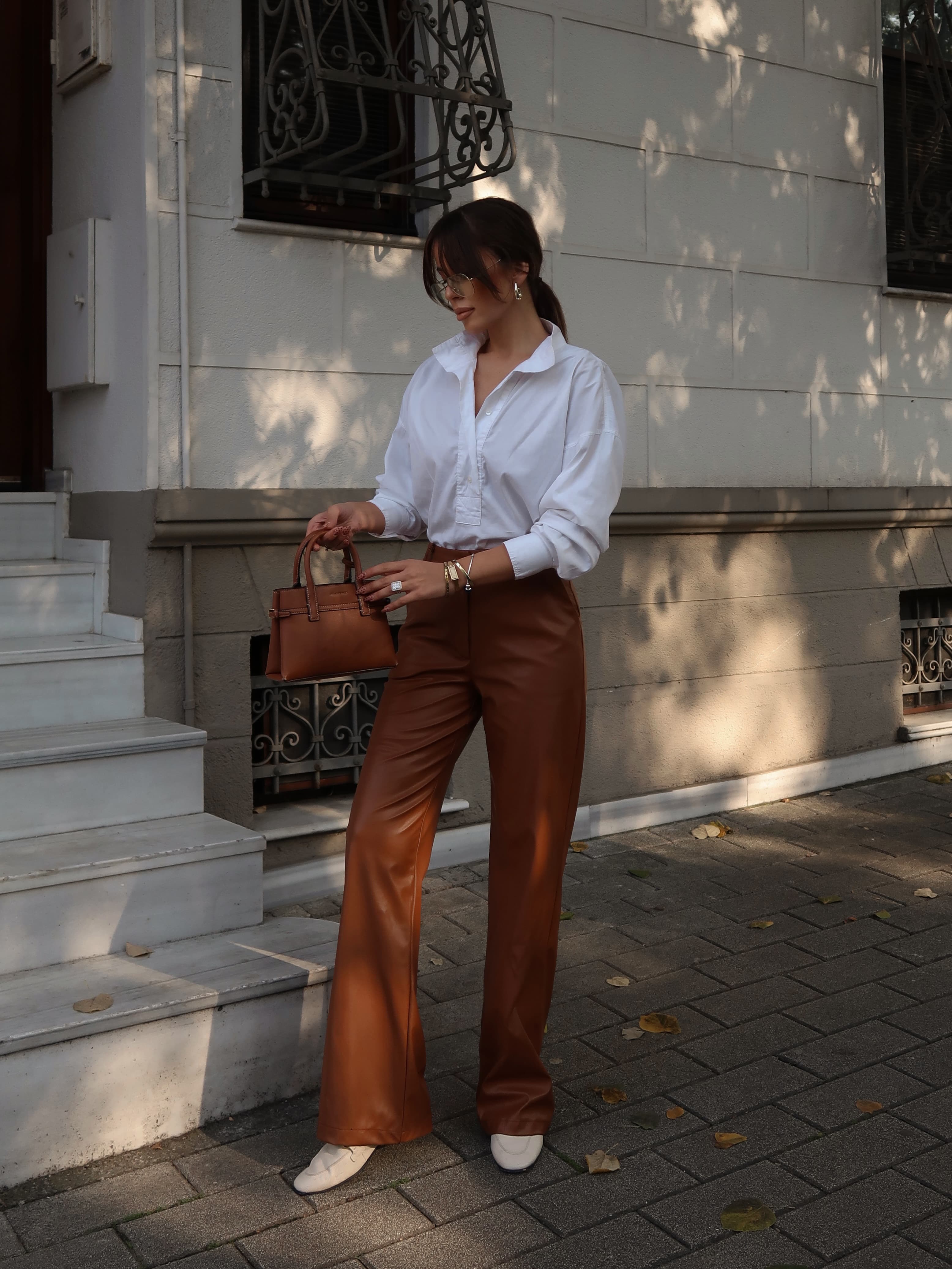 Jessica Deri Pantolon Kahverengi