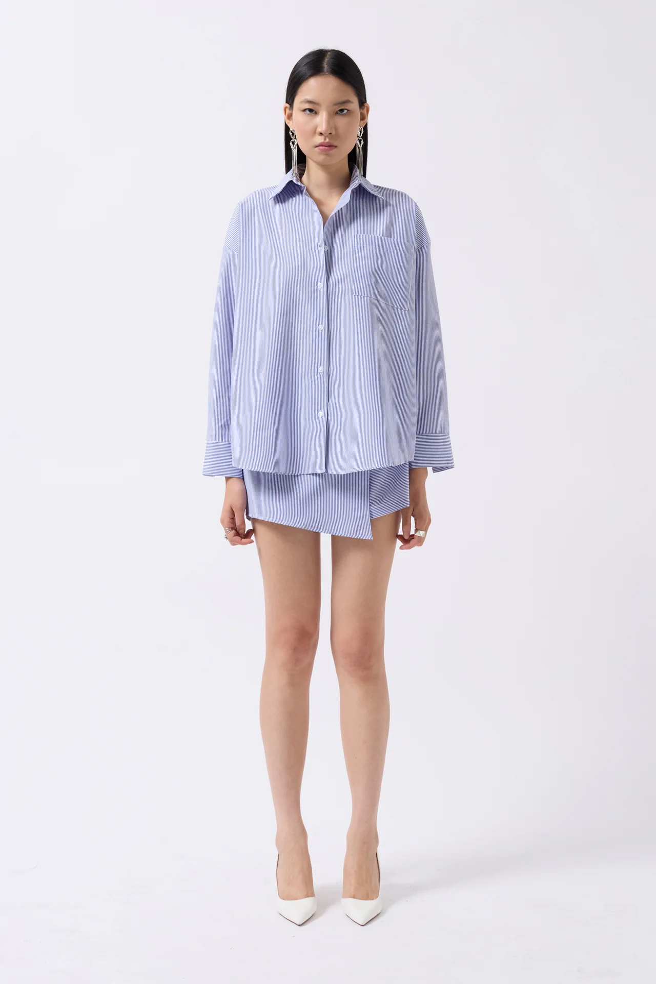 Anvelop Detay Lacivert Gömlek