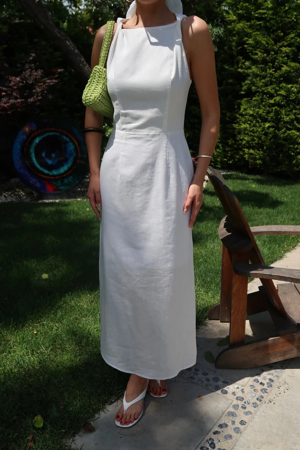 Palma Summer Donna Elbise Beyaz