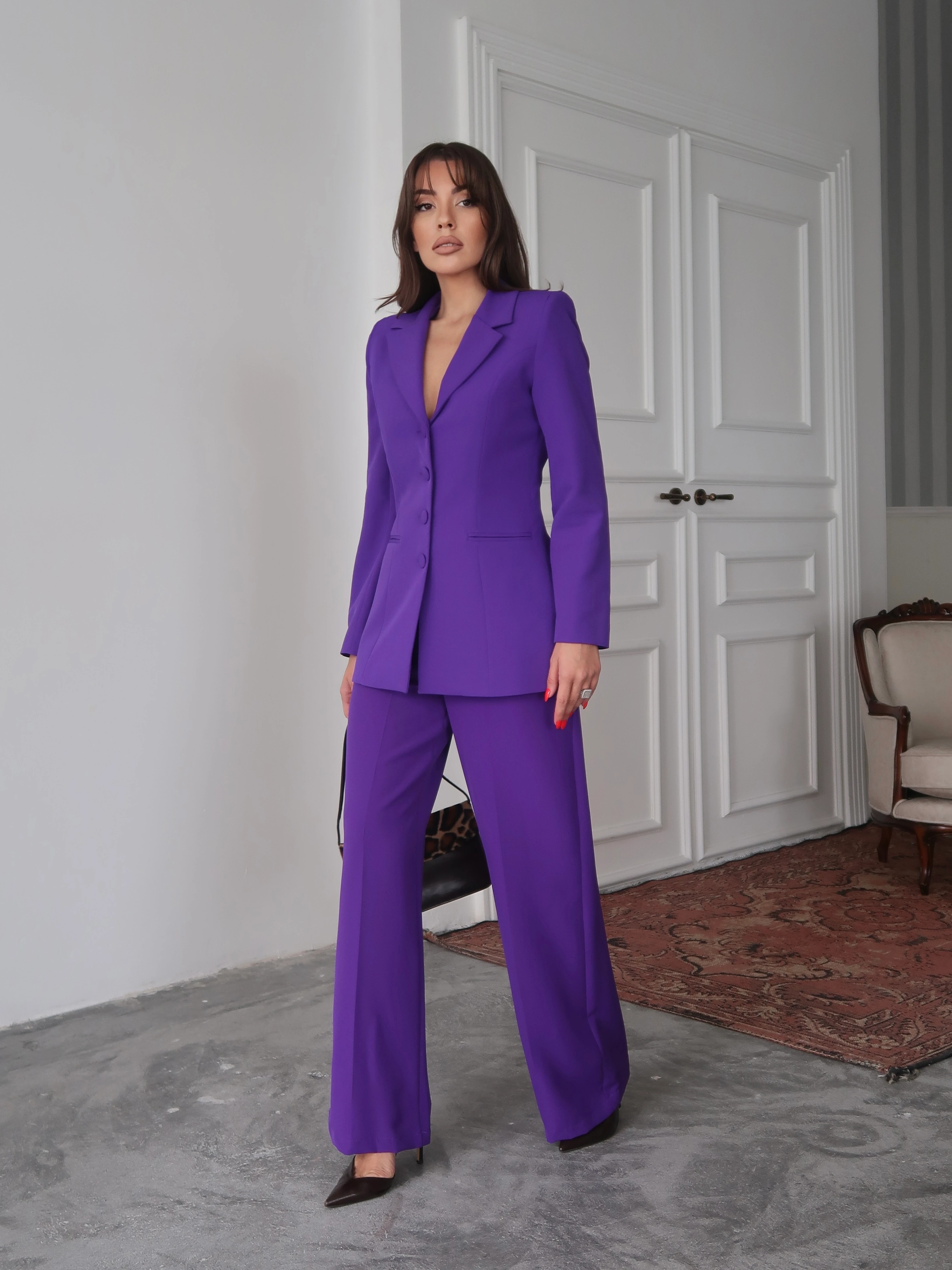 Gina Sculpt Takım Mor