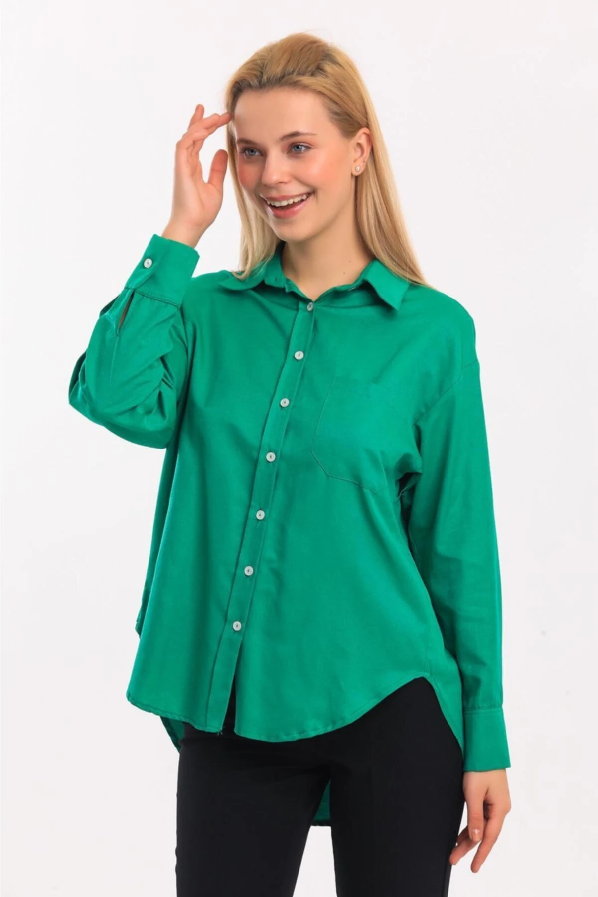 Cep Detaylı Gömlek