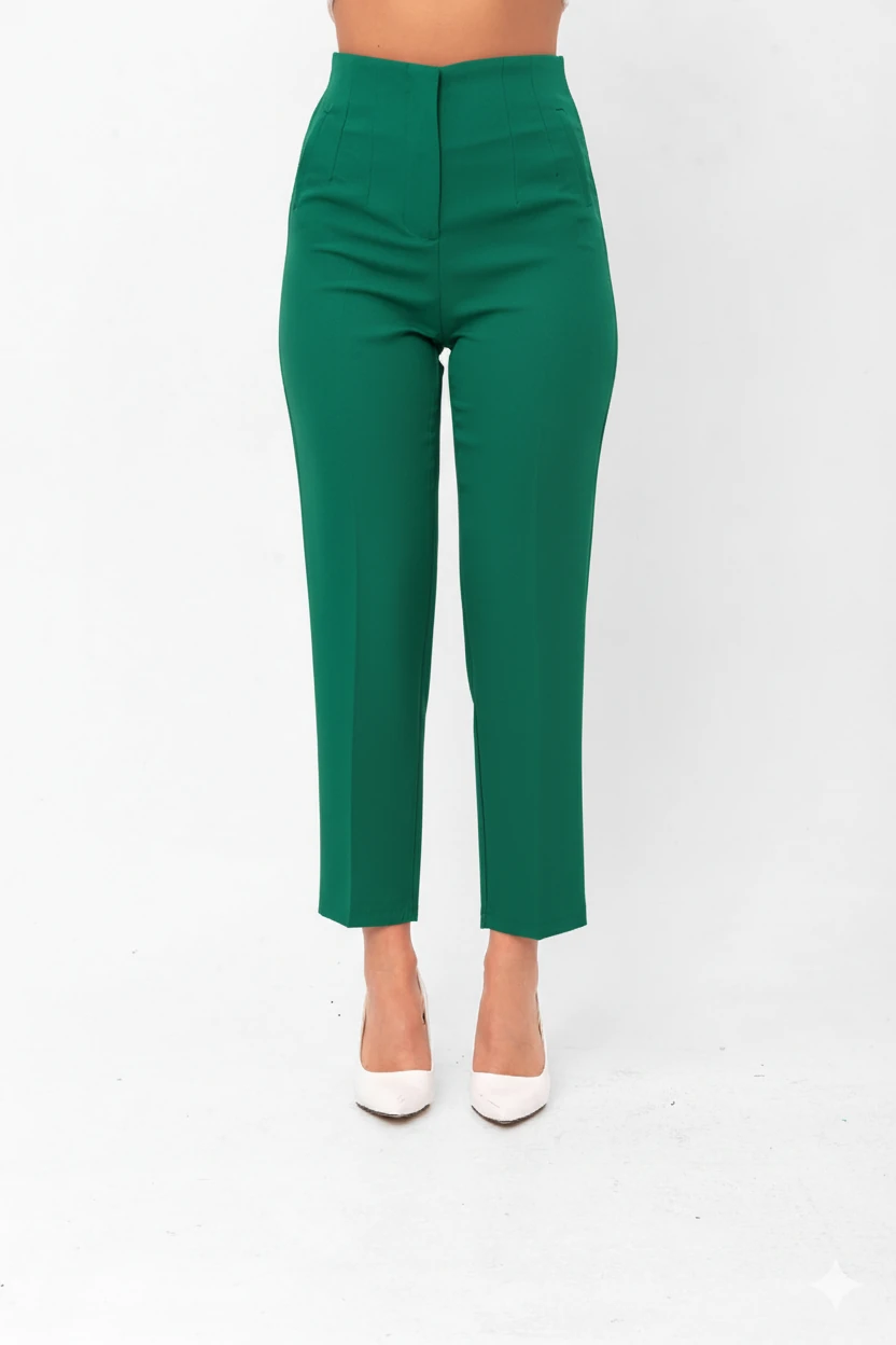 Elysia Çift Pens Detaylı Pantolon