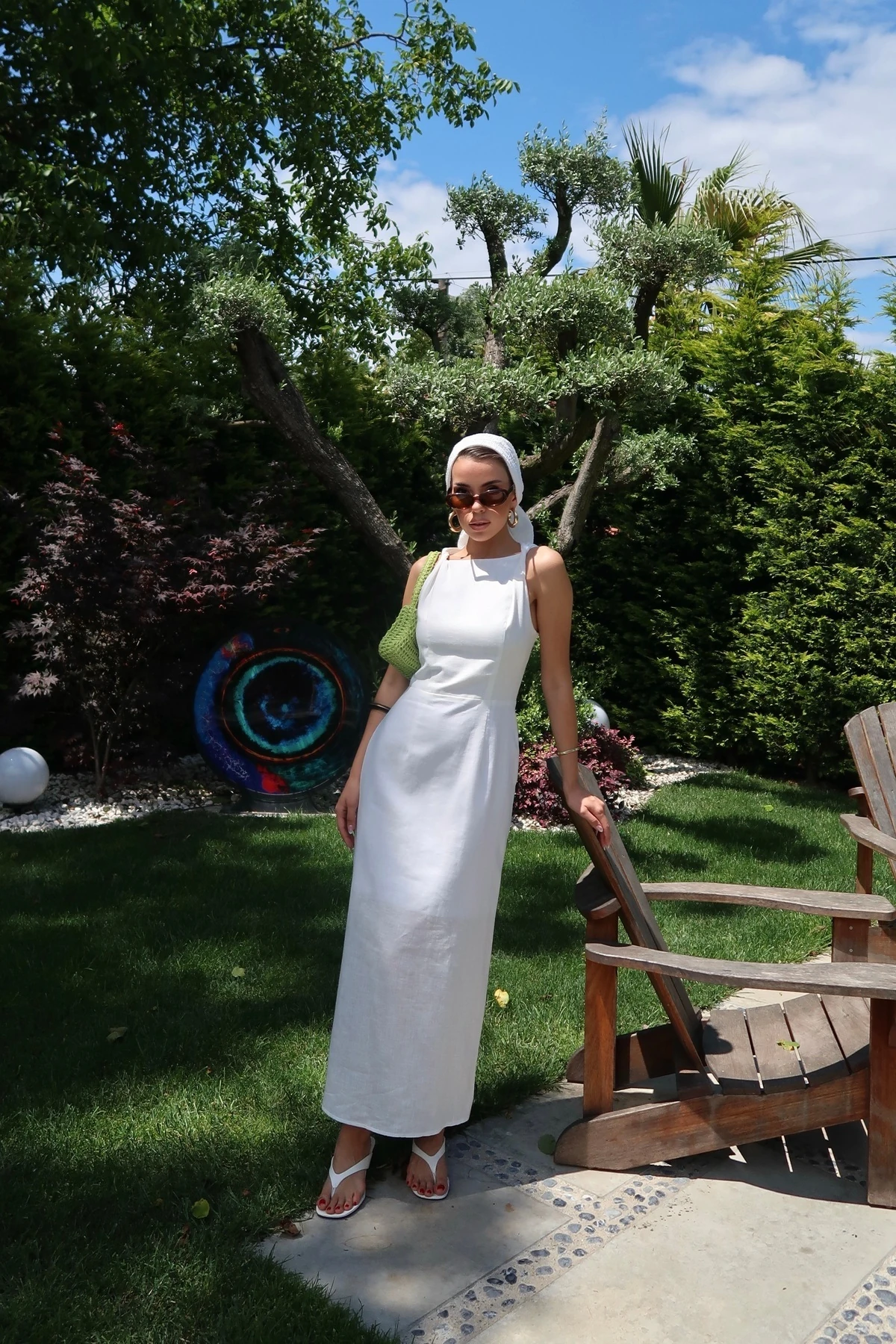 Palma Summer Donna Elbise Beyaz