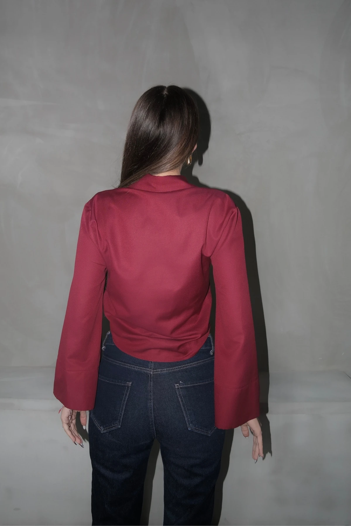 Nora Bağlamalı Gömlek