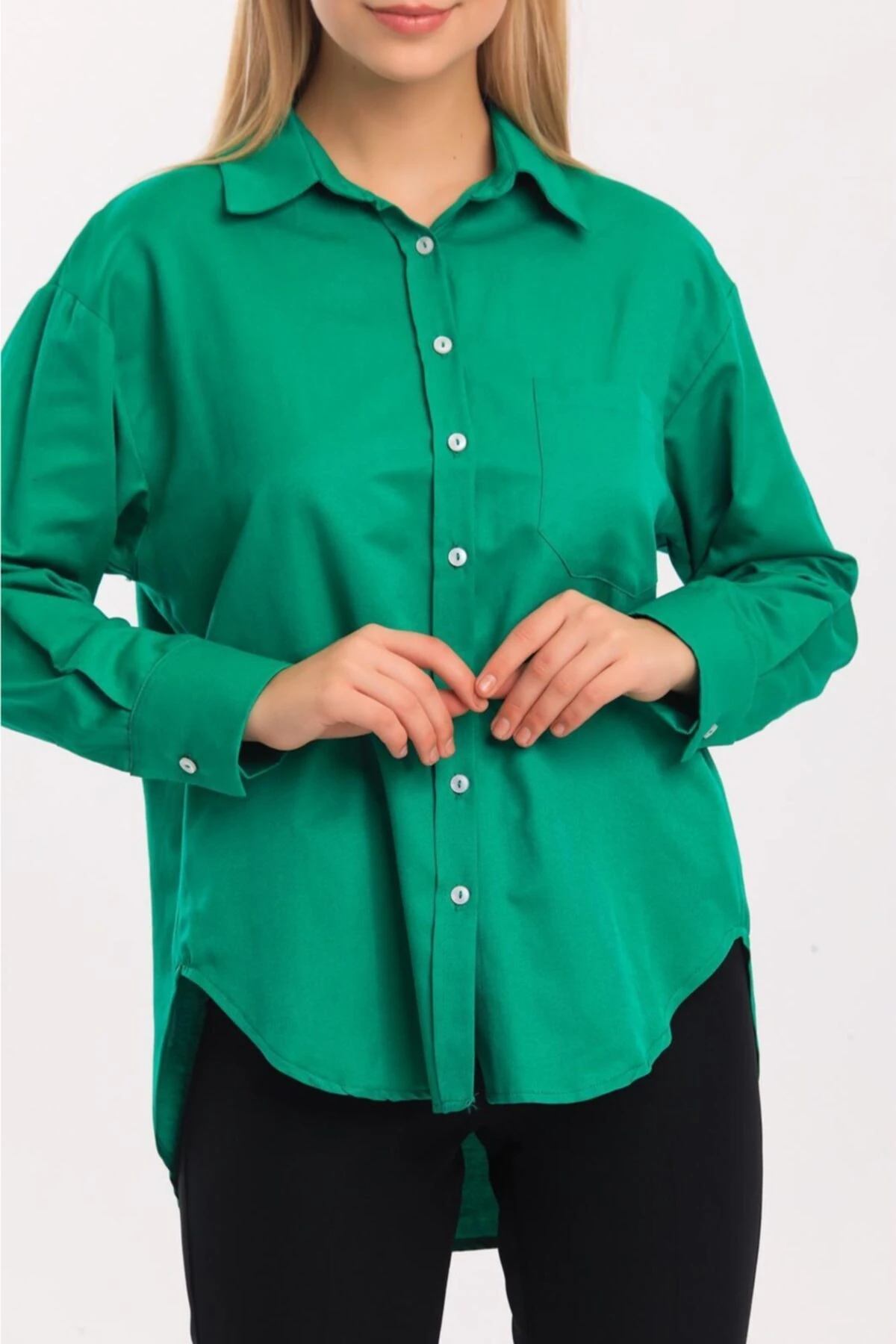 Cep Detaylı Gömlek