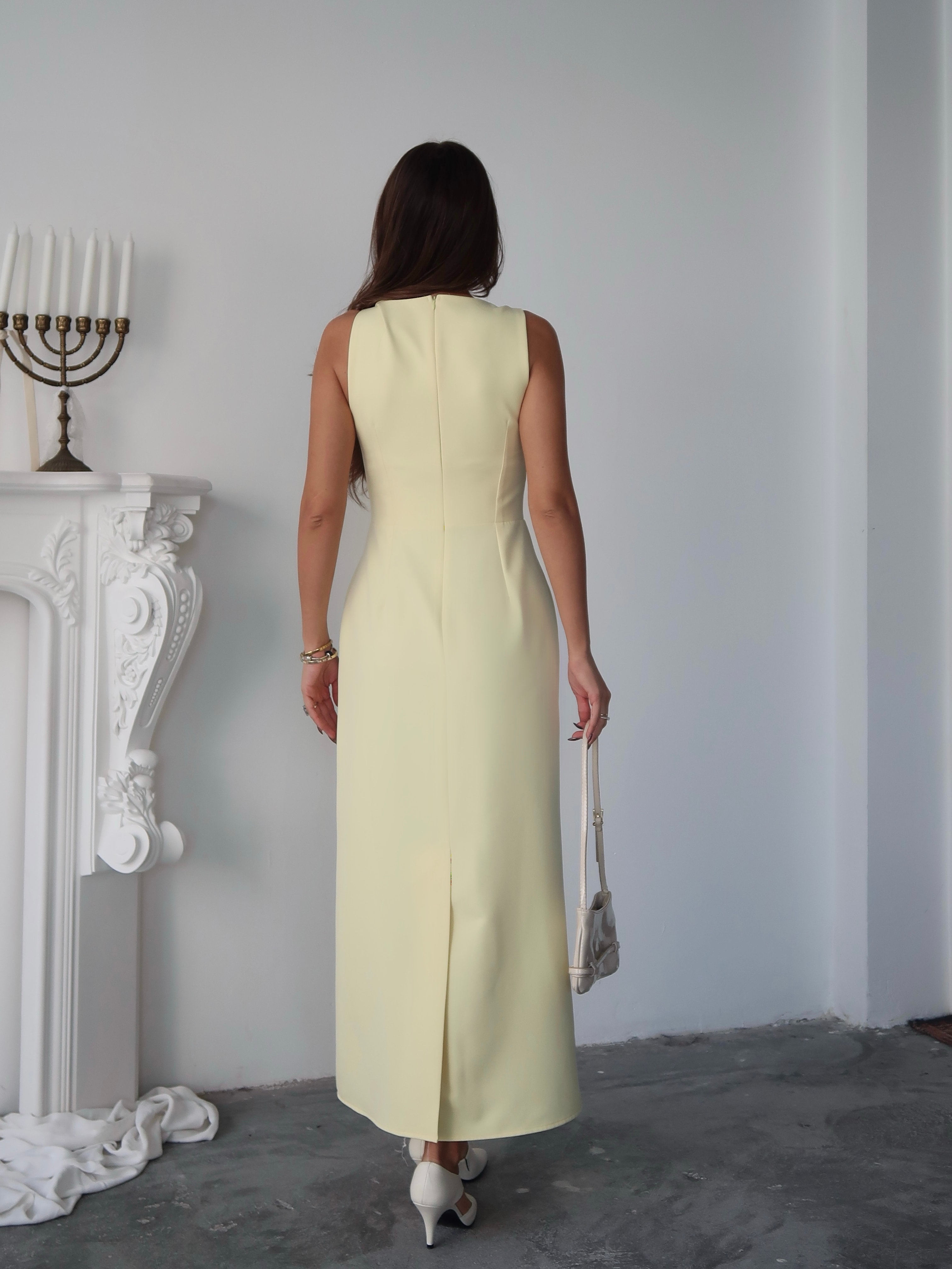Donna Elbise Sarı