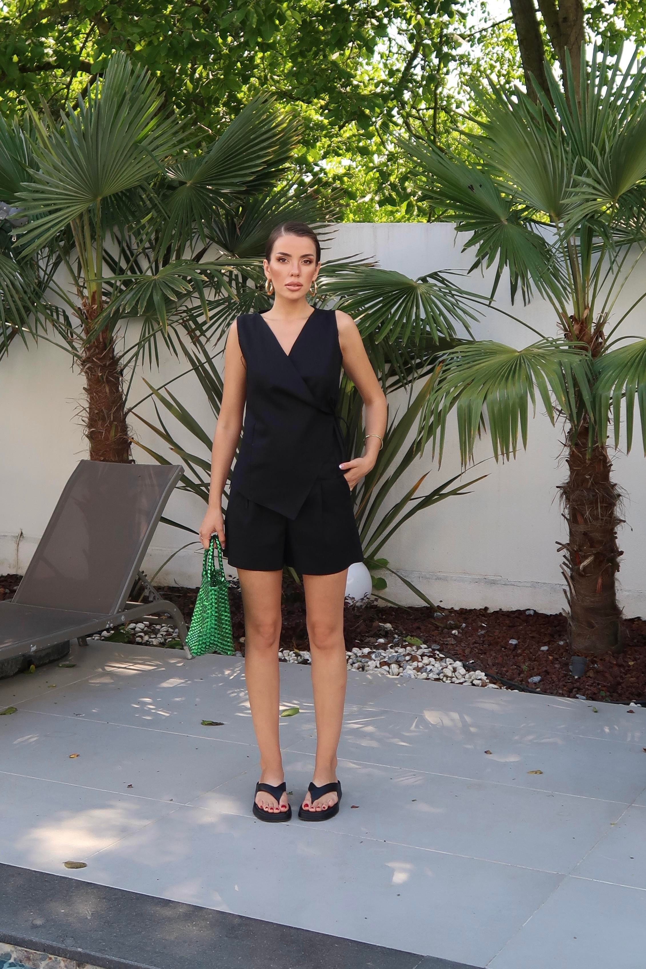 Palma Summer Sarah Keten Takım Siyah