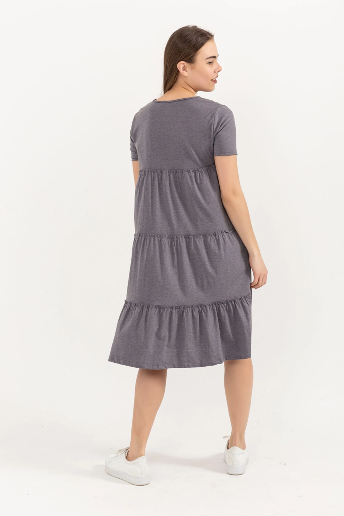 Bol Kesim Penye Elbise