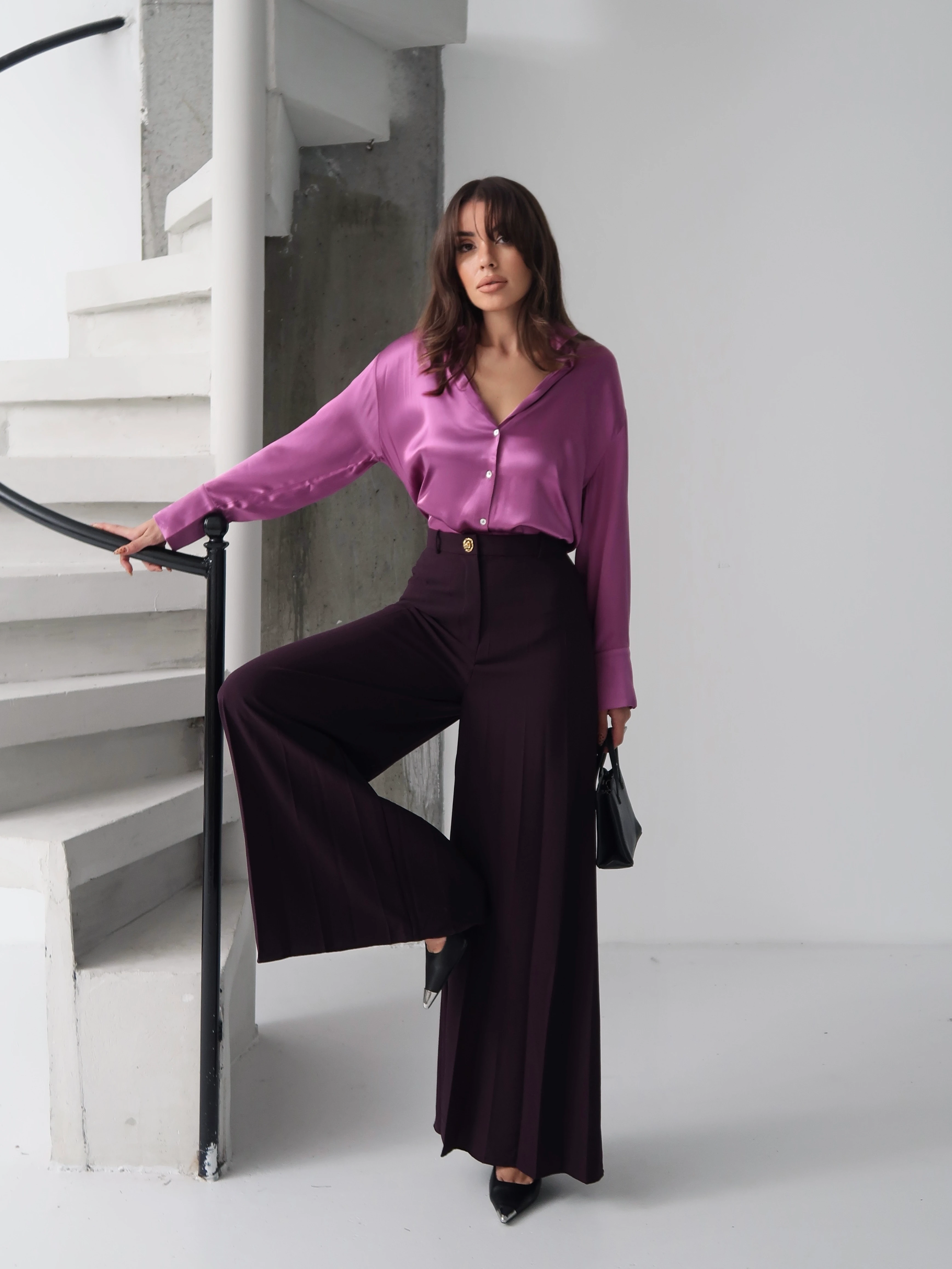 Mor Piliseli Pantolon