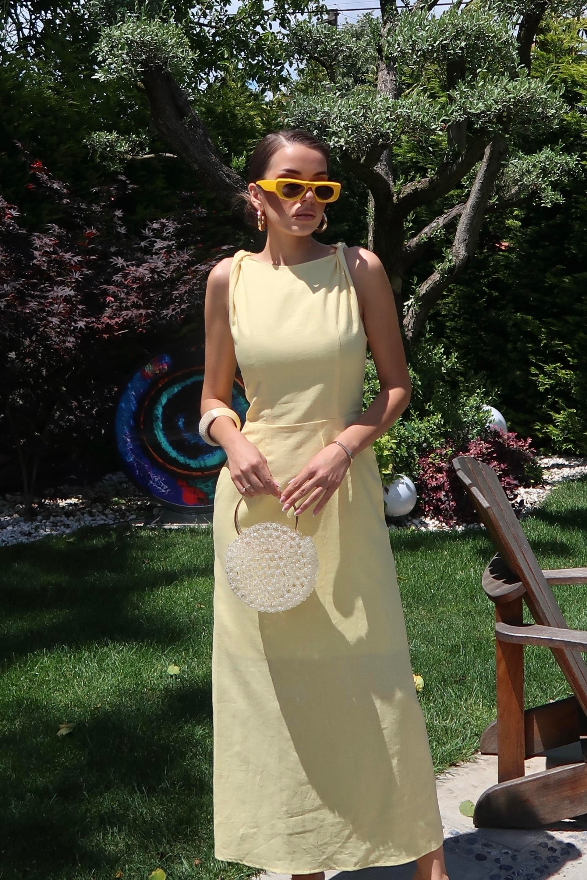 Palma Summer Donna Elbise Sarı