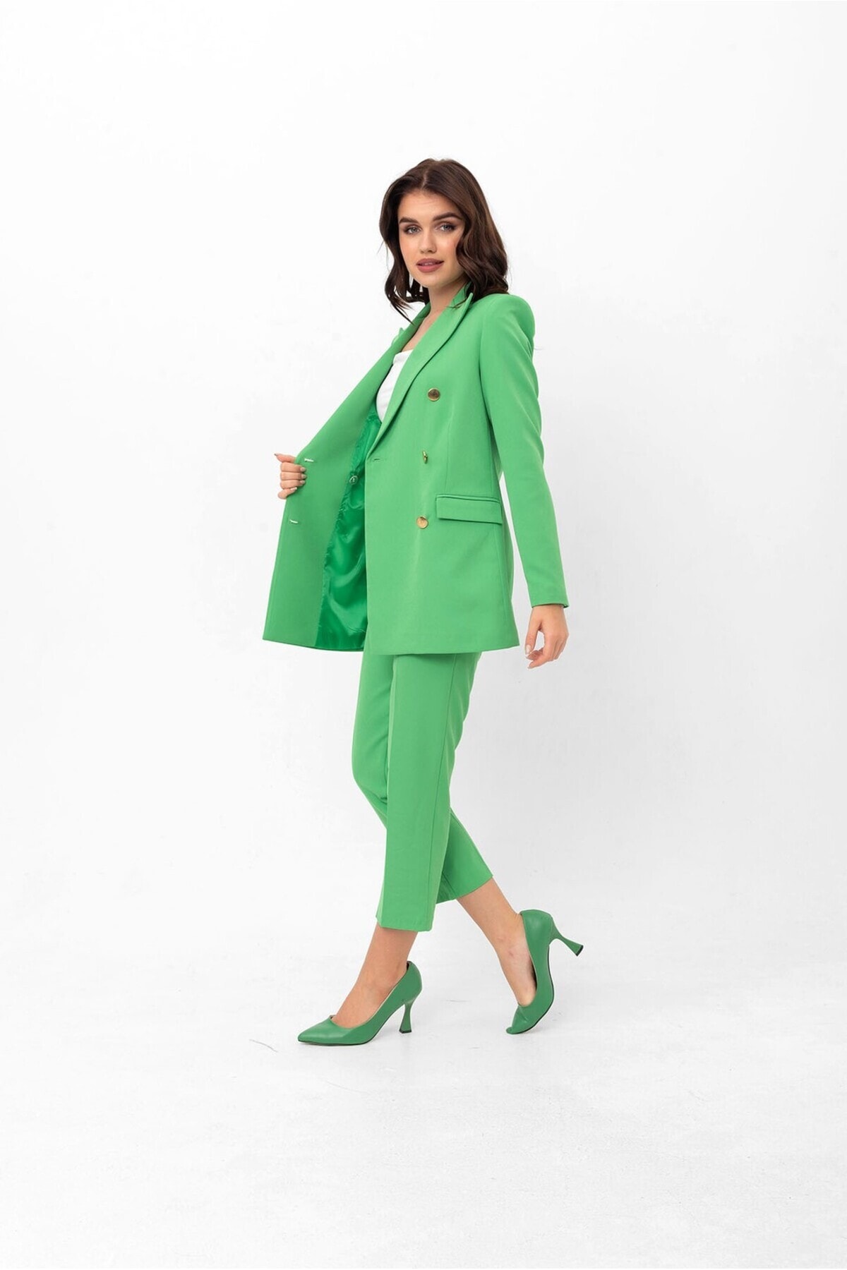 Düğme Detaylı Blazer Ceket