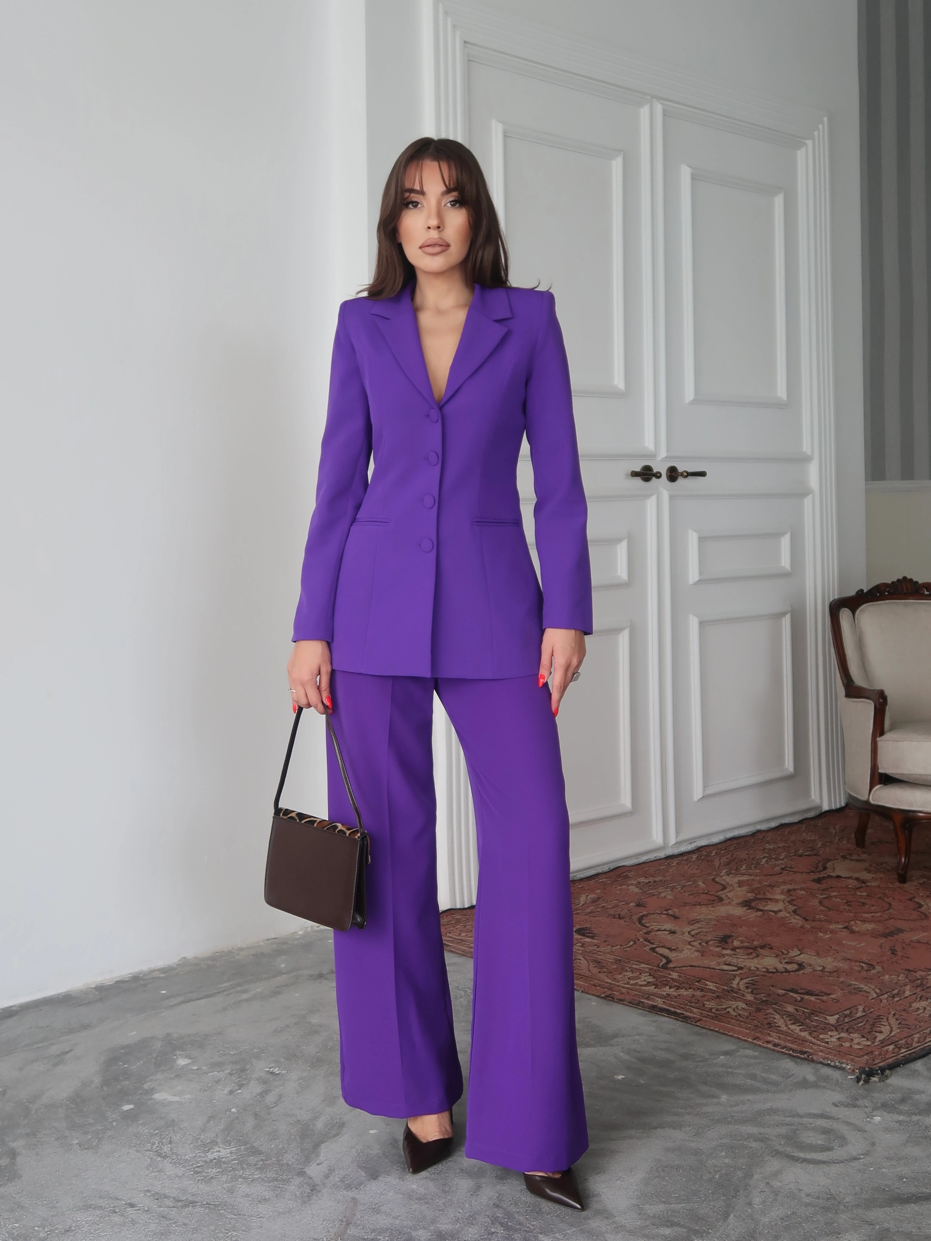 Gina Sculpt Takım Mor