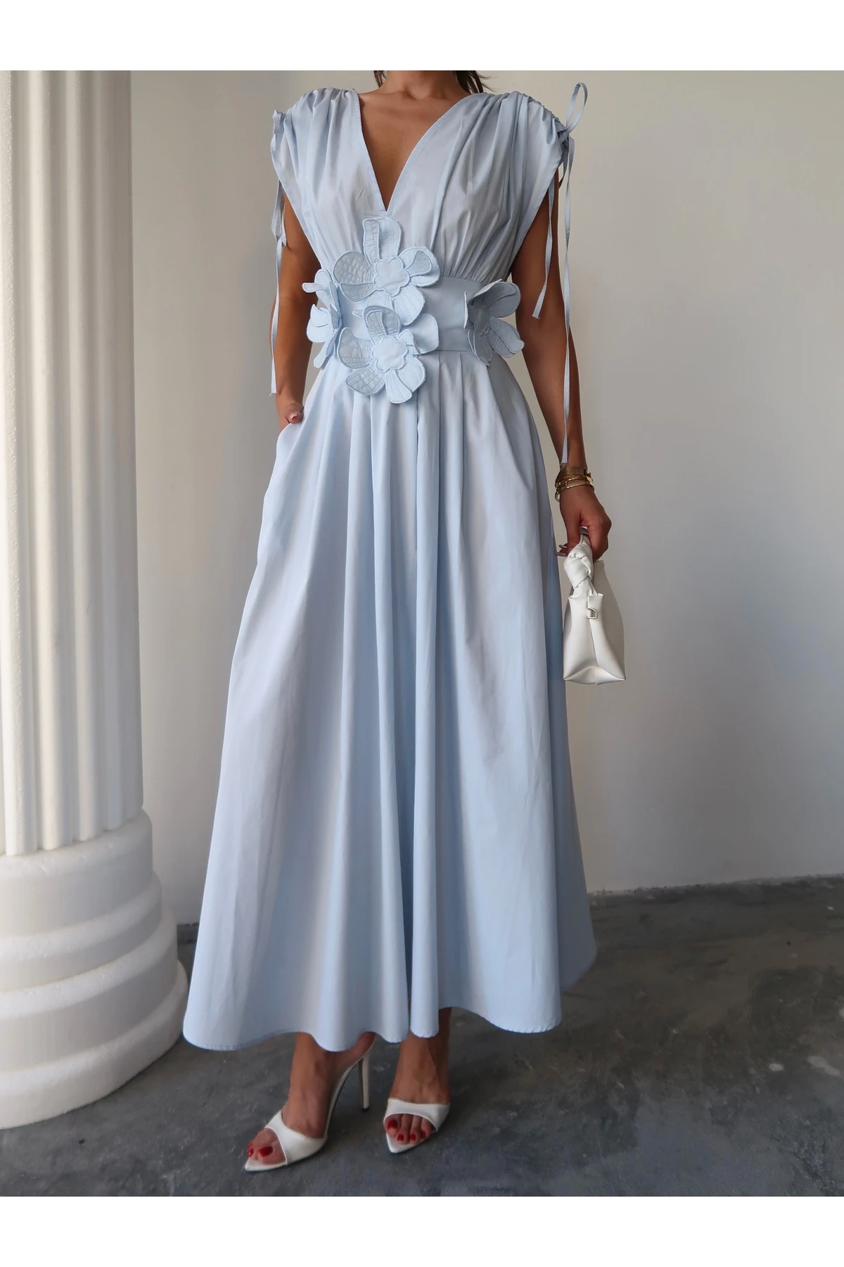 Mely Gül Detaylı Elbise