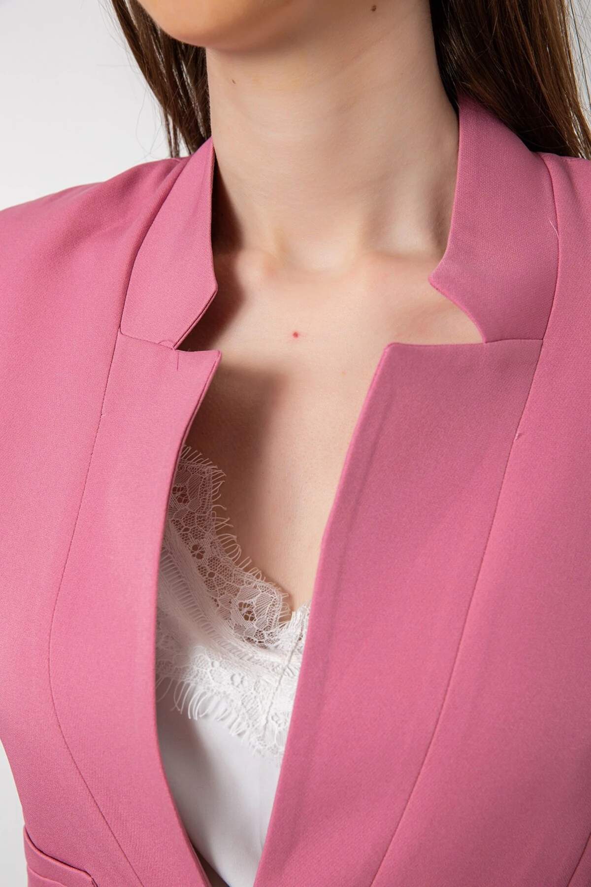 Ağraflı Uzun Boy Klasik Ceket