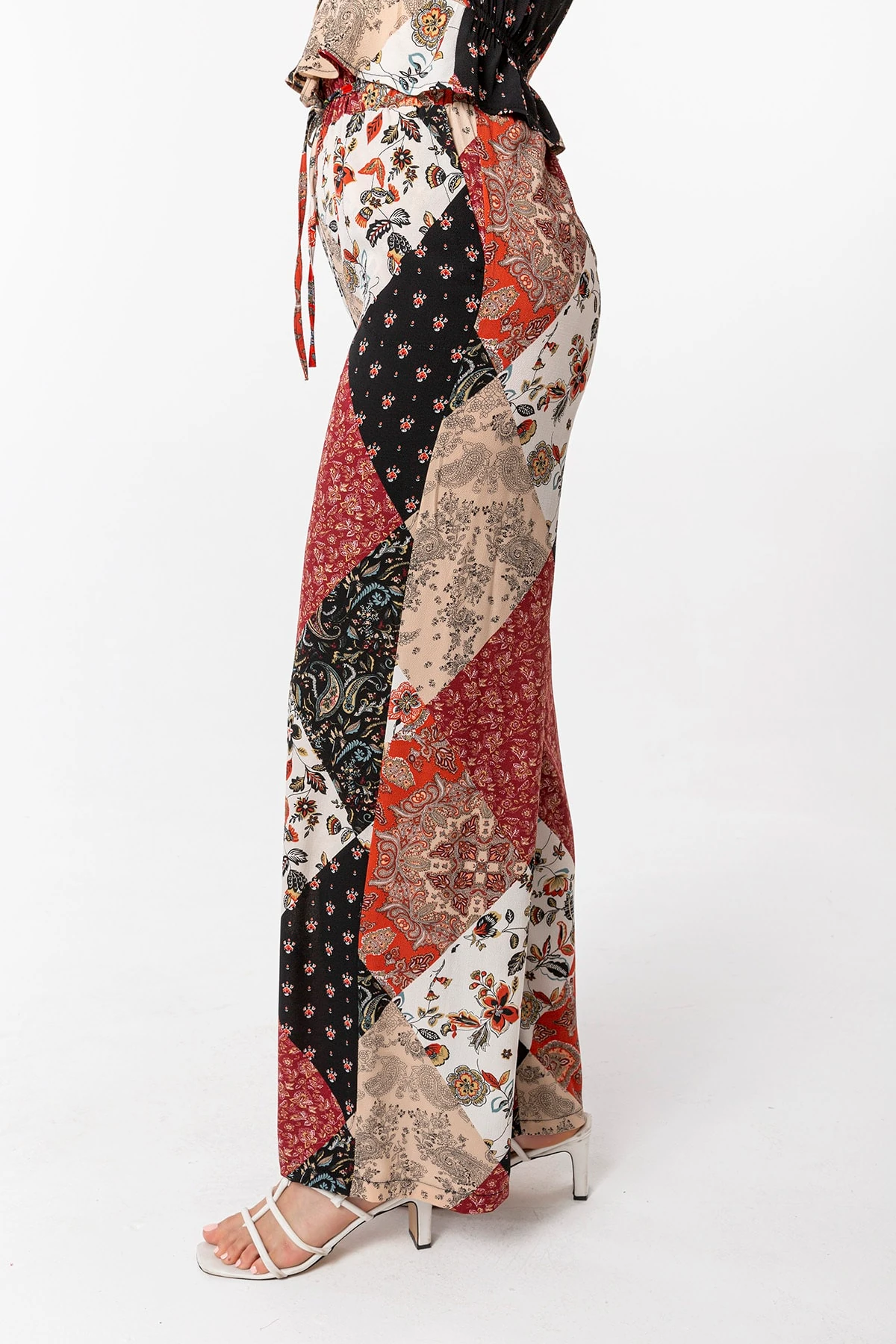 Bluz Pantolon Bordo Takım