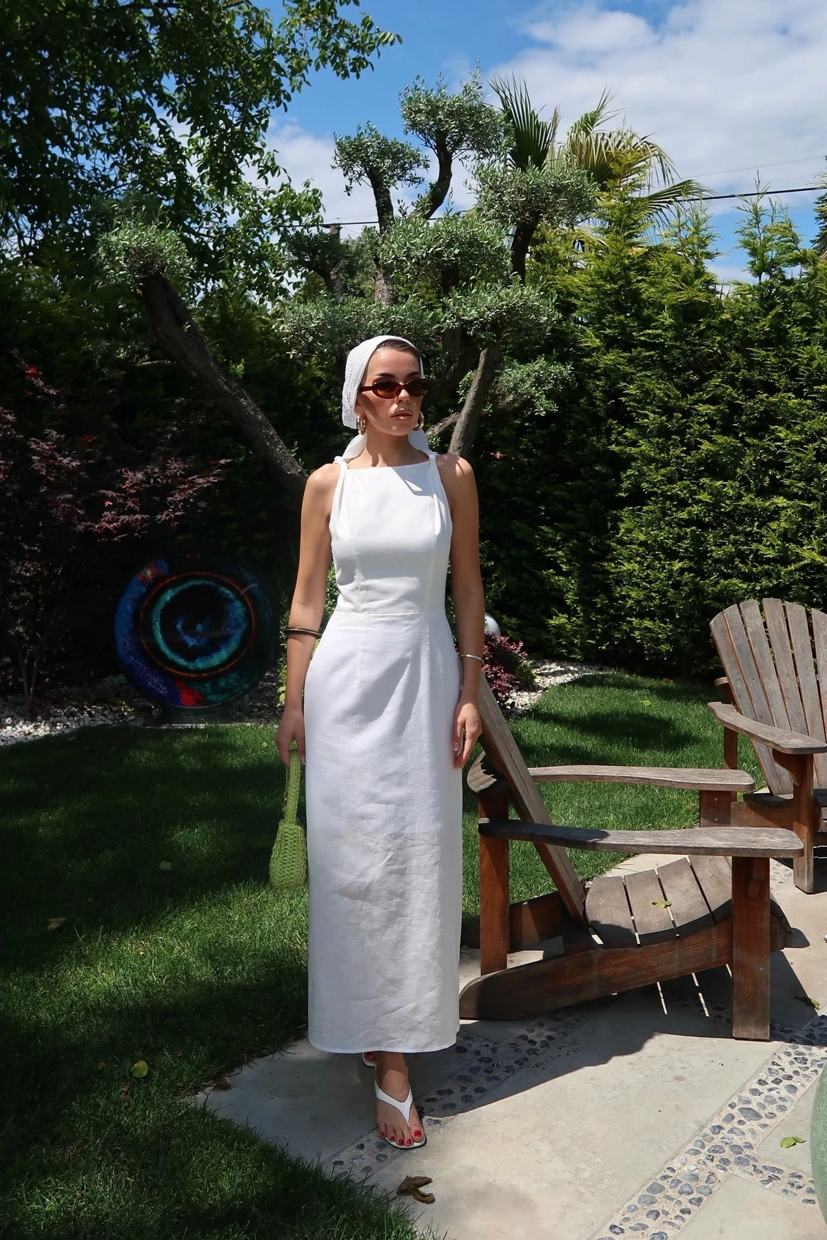 Palma Summer Donna Elbise Beyaz