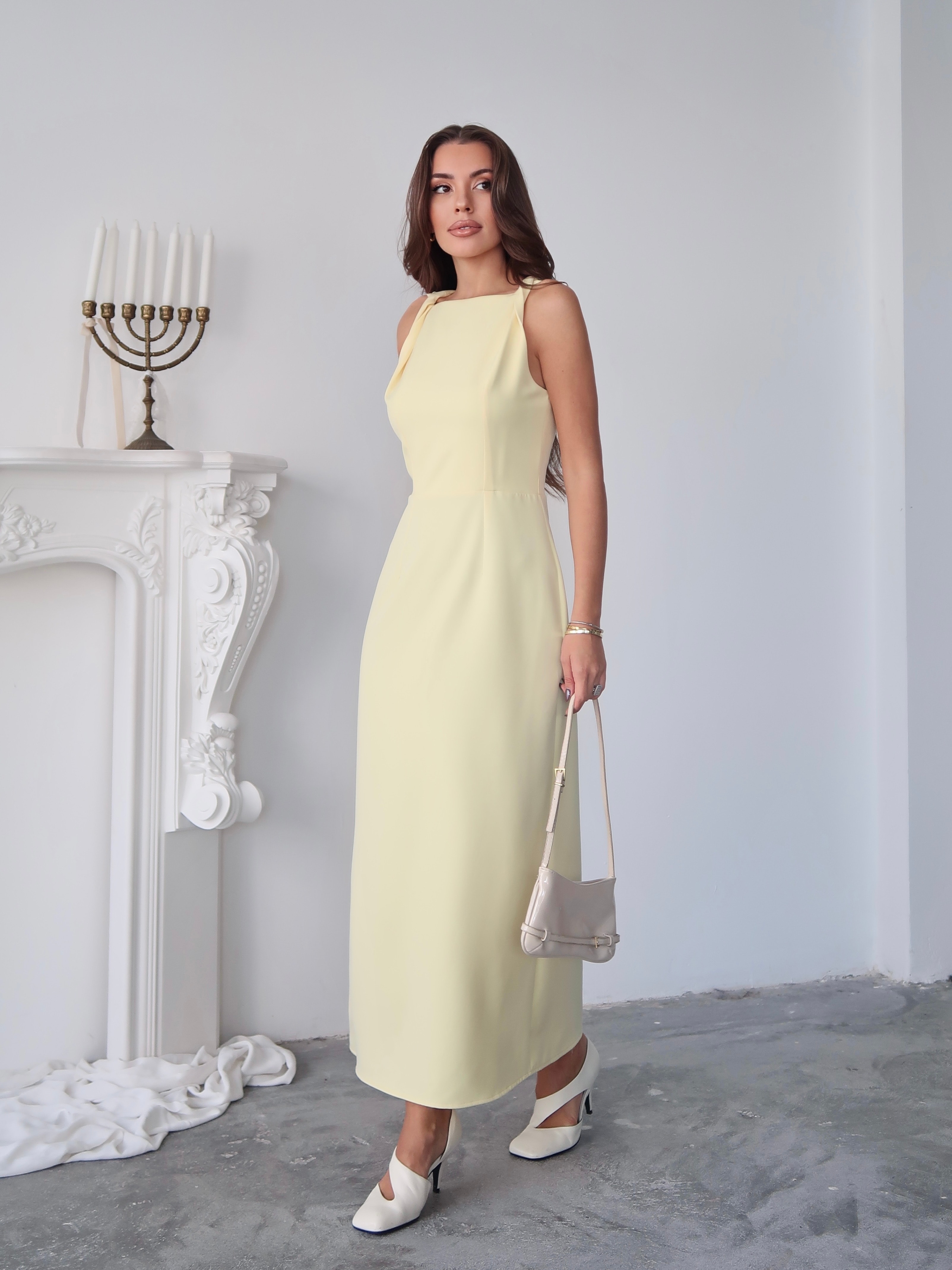 Donna Elbise Sarı