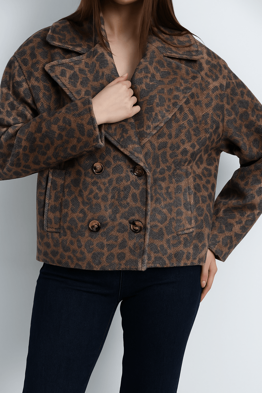 Ivy Kısa Kaban Leopar