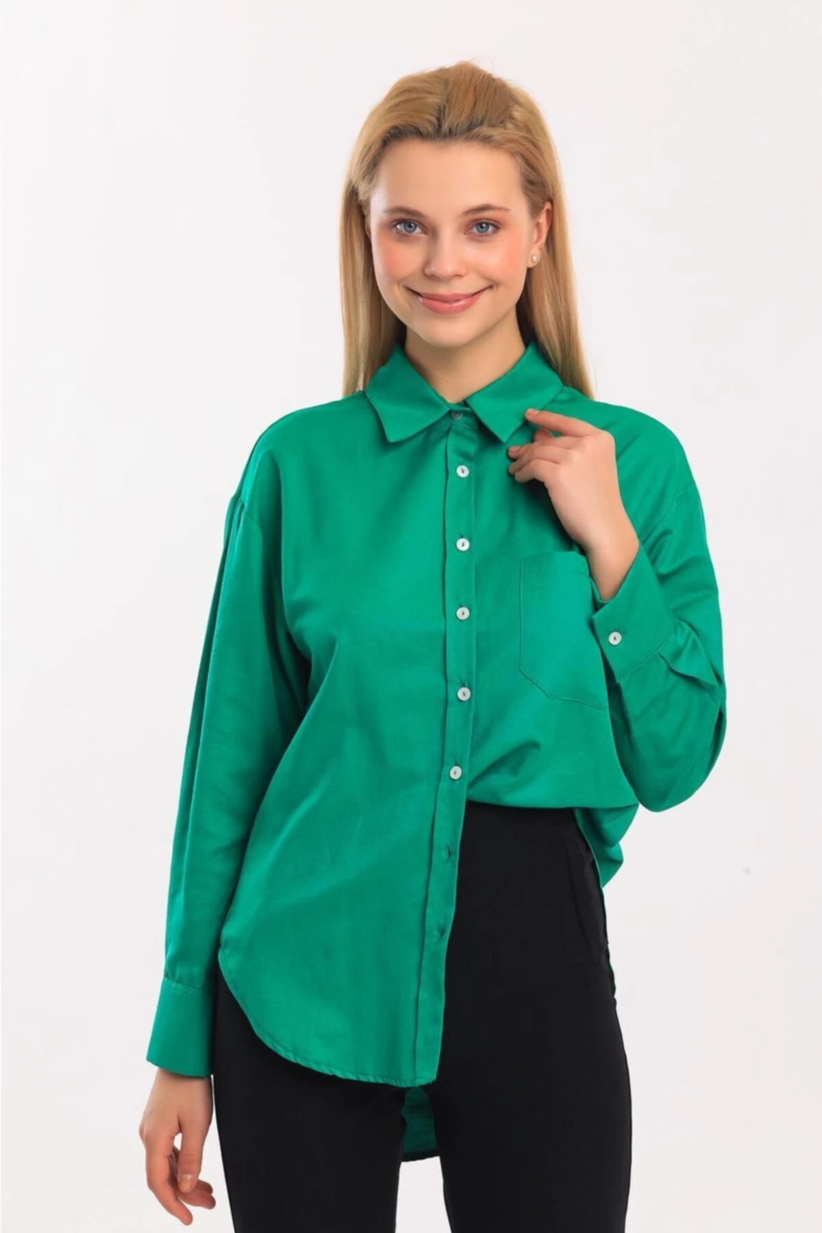 Cep Detaylı Gömlek