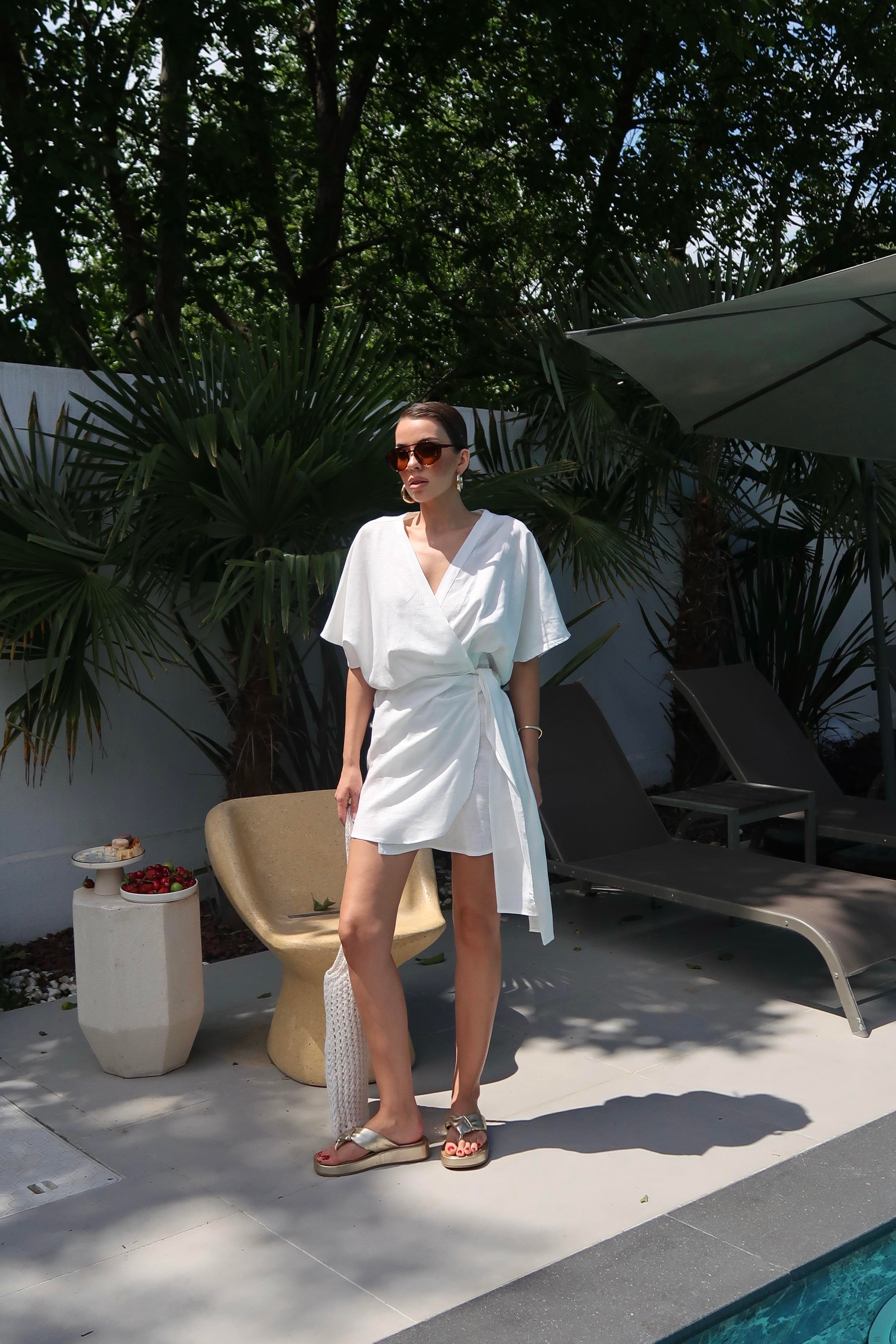 Palma Summer Maya Elbise Beyaz