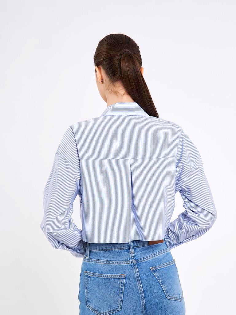 Crop Cepli Gömlek