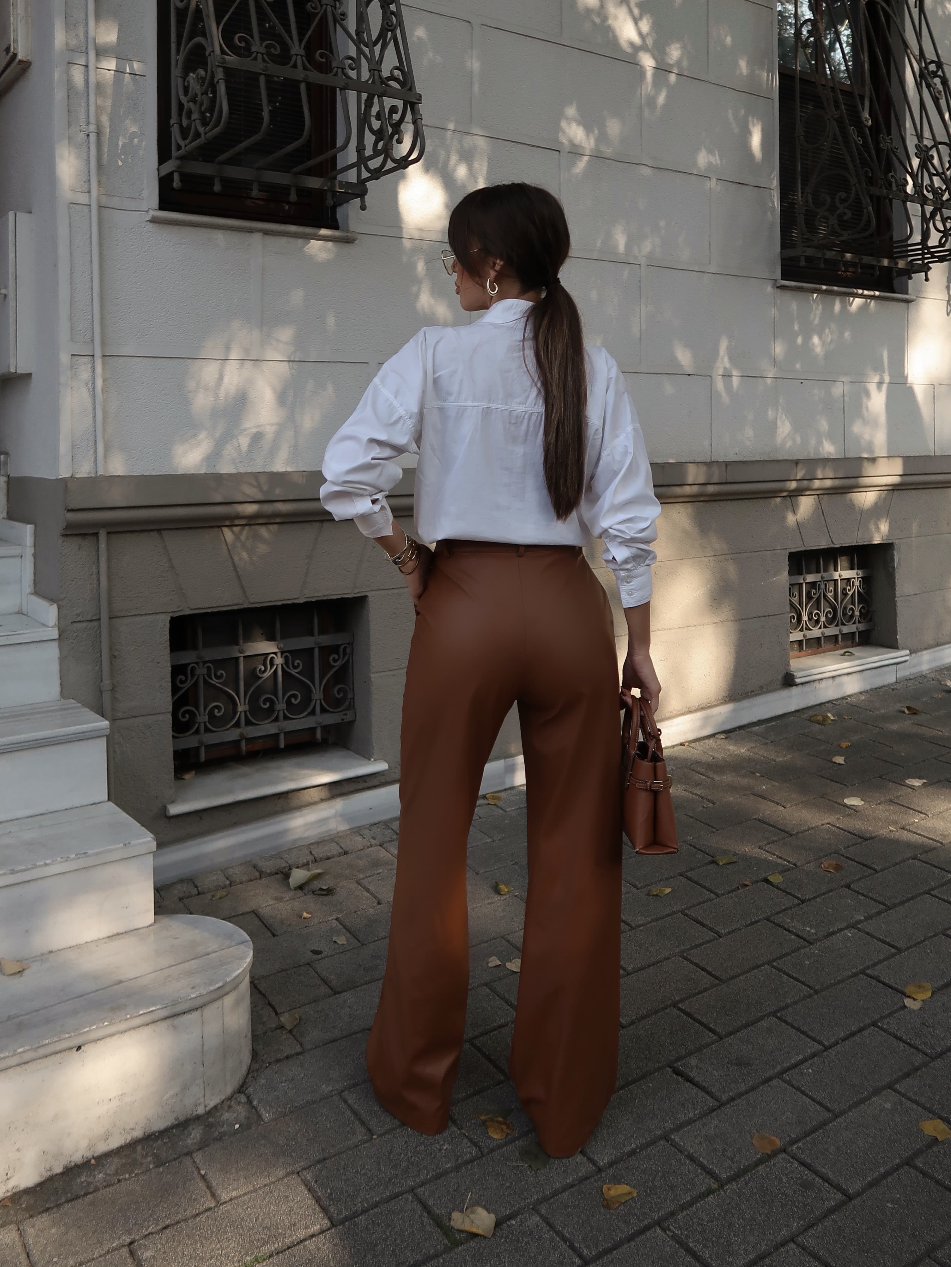 Jessica Deri Pantolon Kahverengi