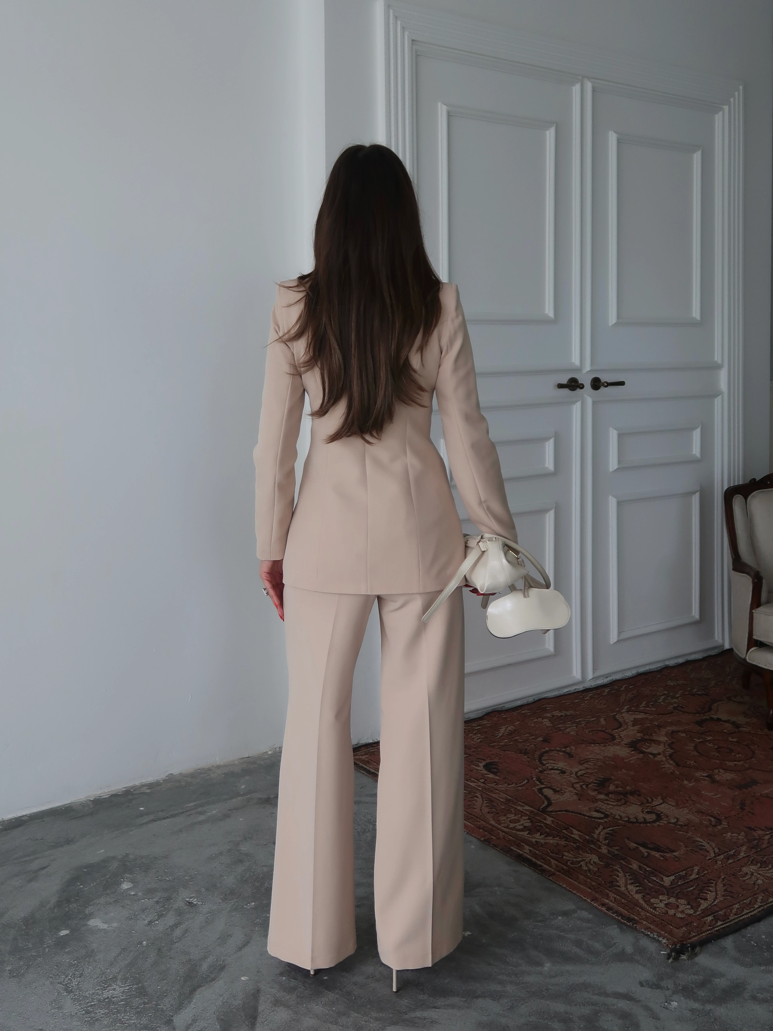 Gina Sculpt Takım Bej