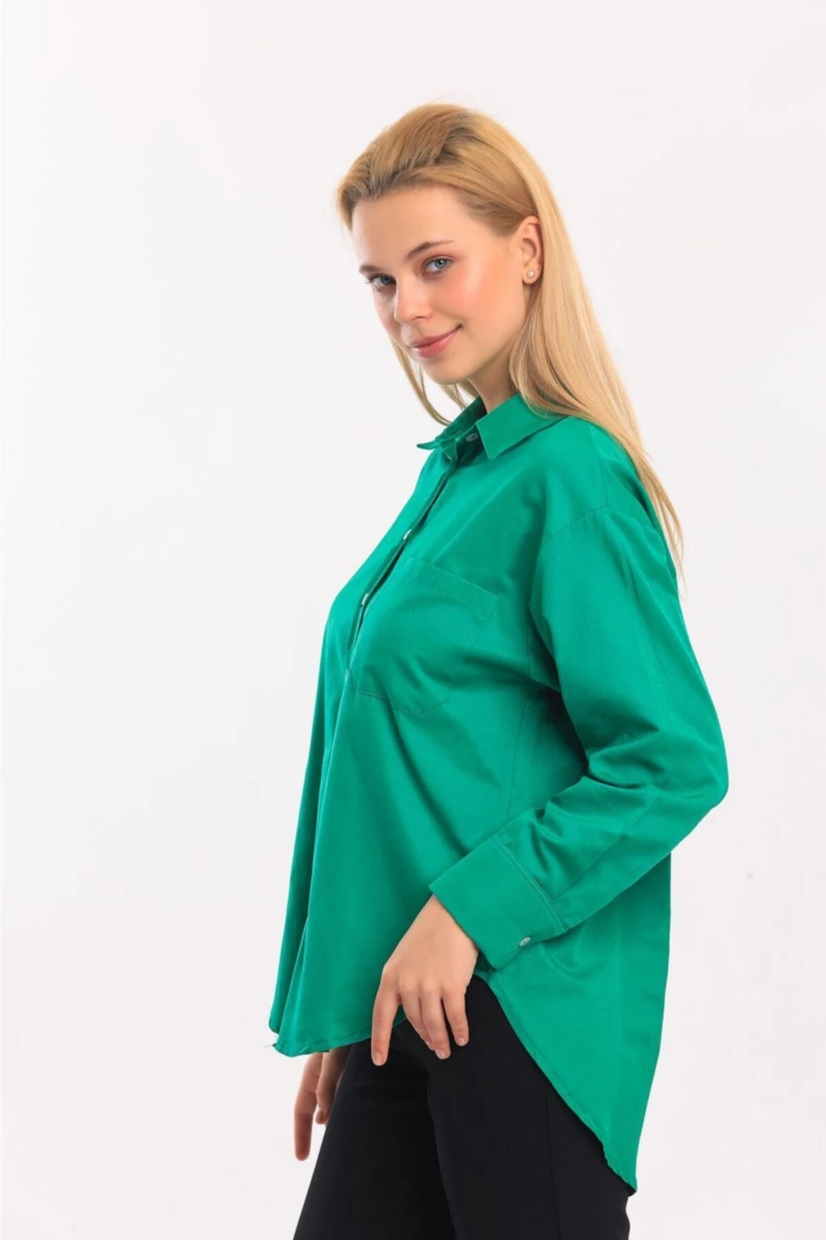 Cep Detaylı Gömlek