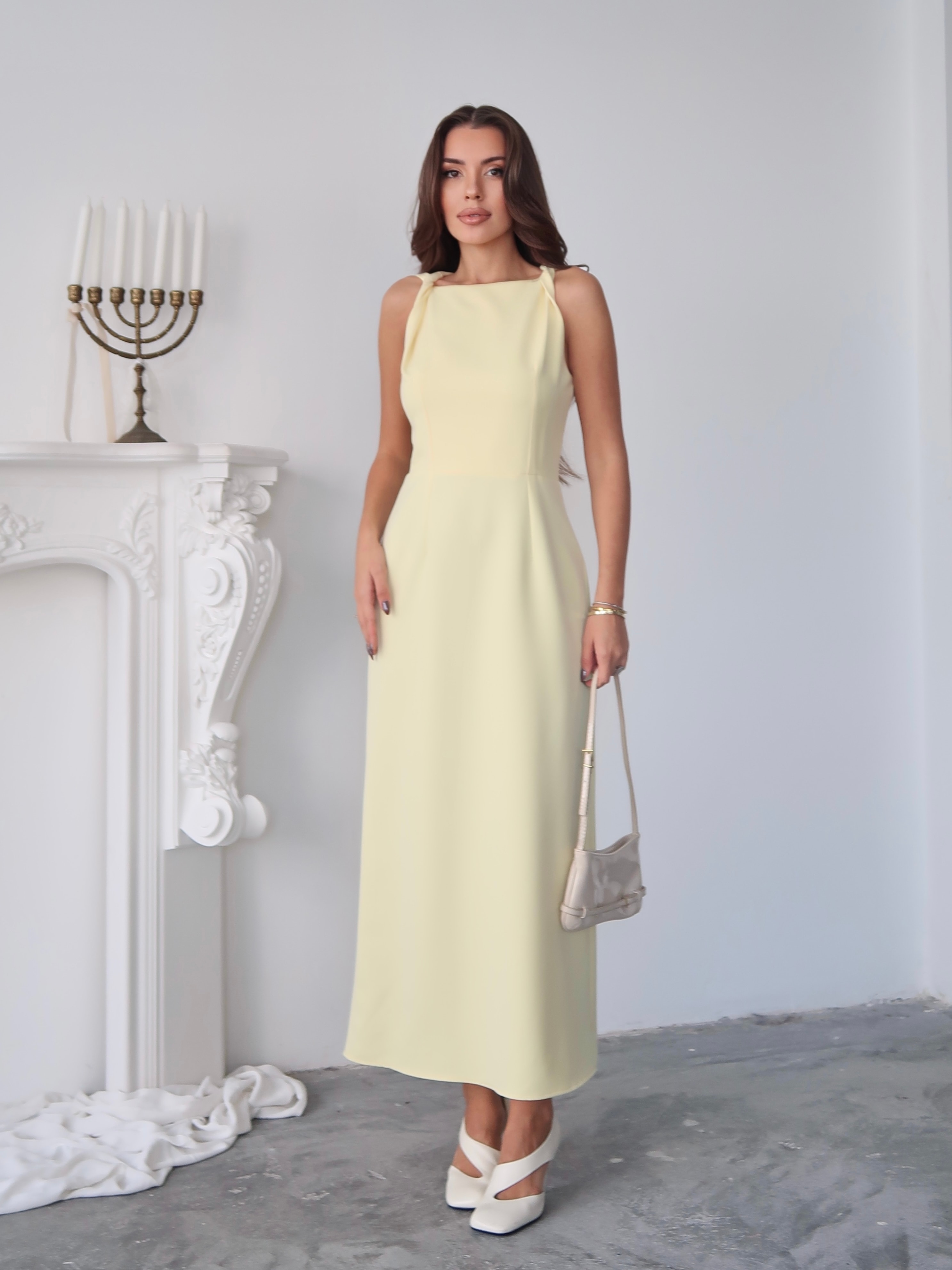Donna Elbise Sarı