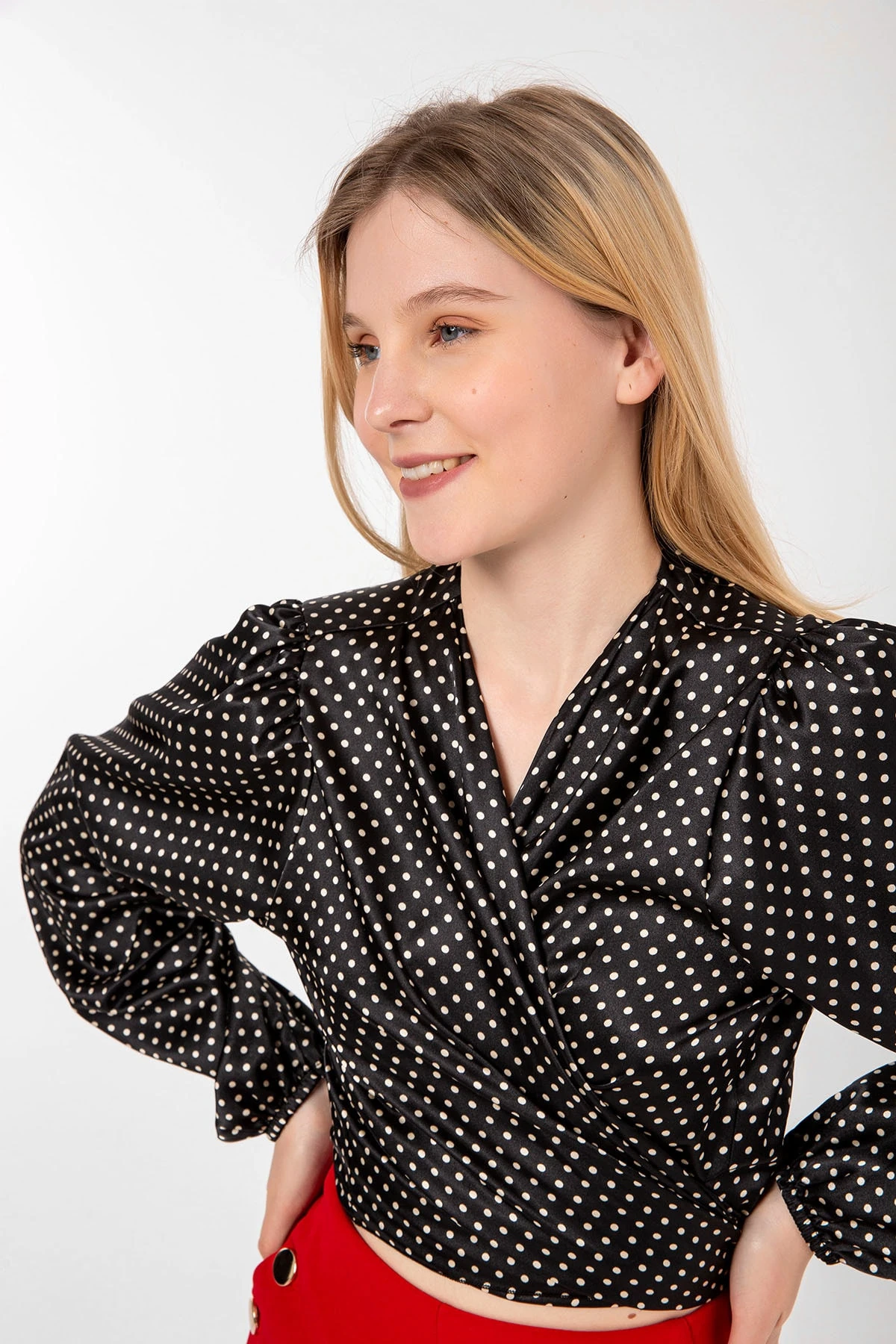 Önden Baglamalı Bluz