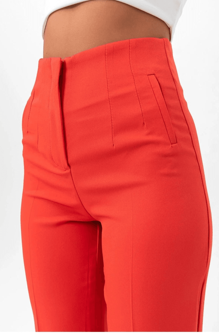 Elysia Çift Pens Pantolon Oranj