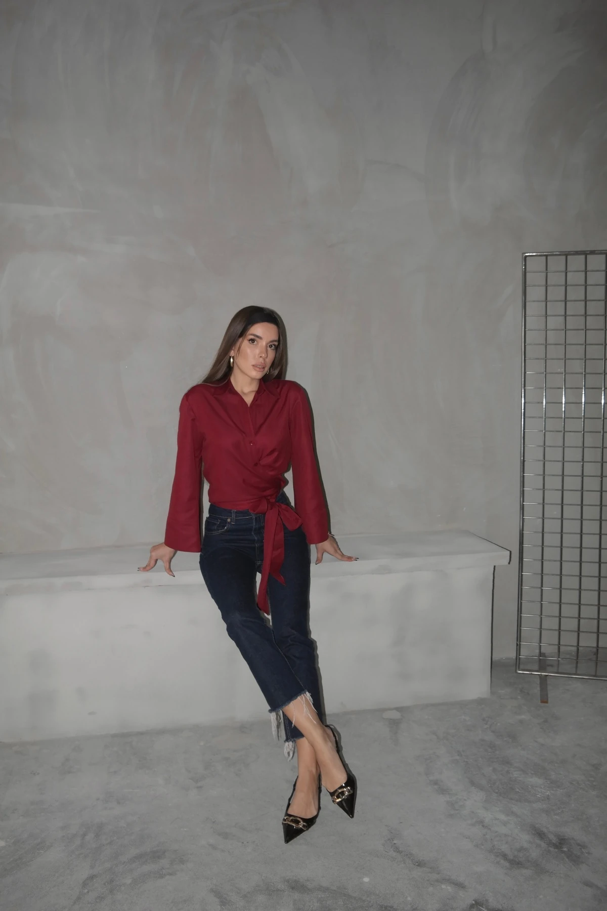 Nora Bağlamalı Gömlek