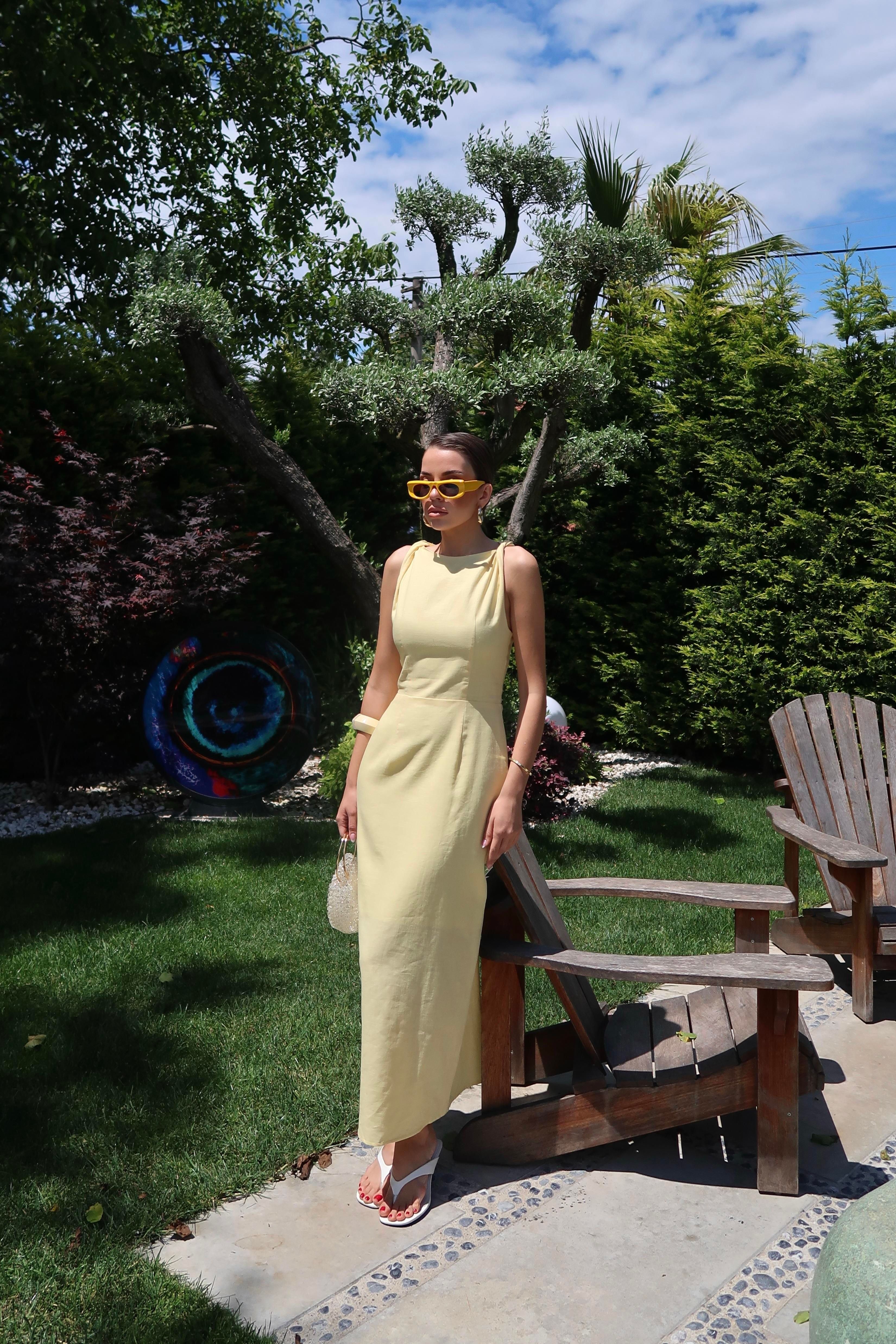 Palma Summer Donna Elbise Sarı