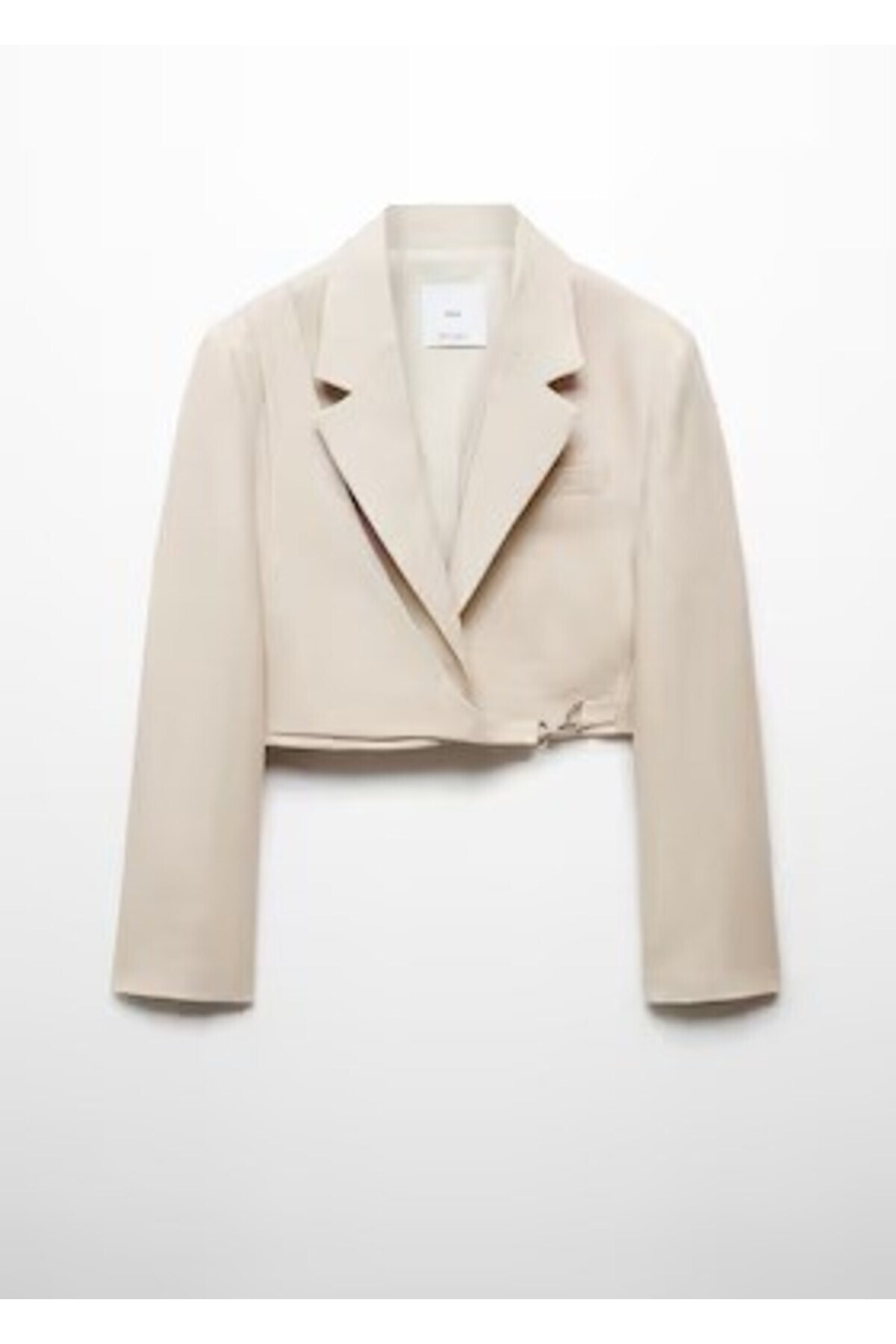 Kruvaze Crop Keten Blazer Ceket