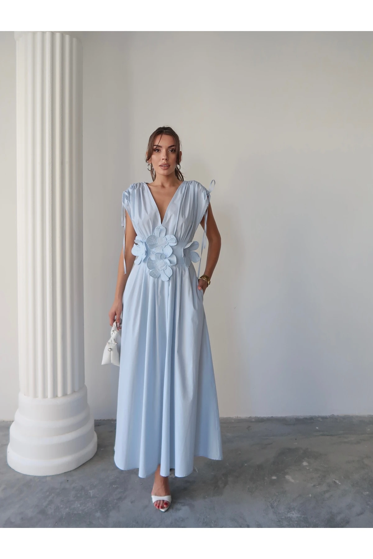 Mely Gül Detaylı Elbise