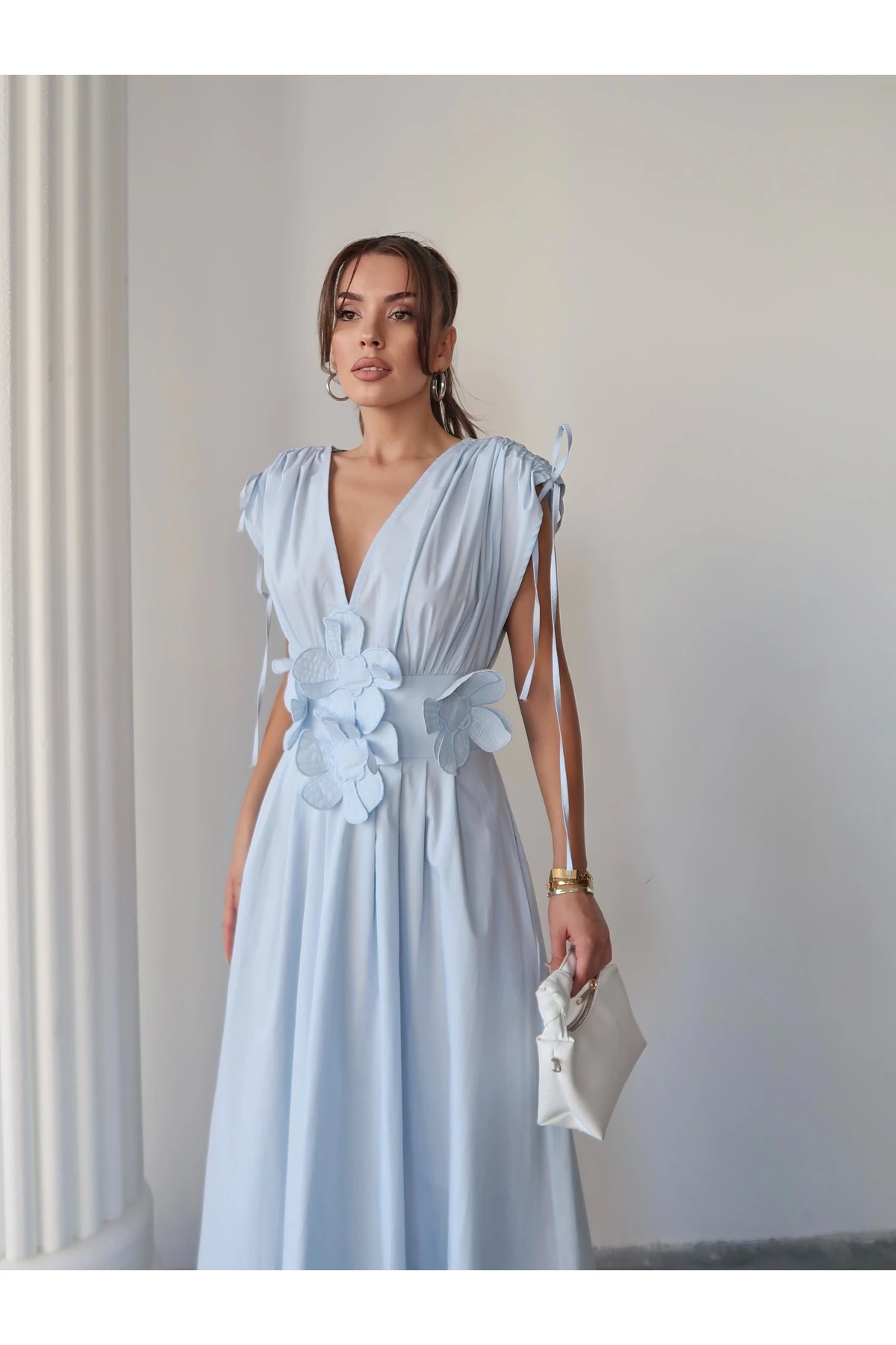 Mely Gül Detaylı Elbise