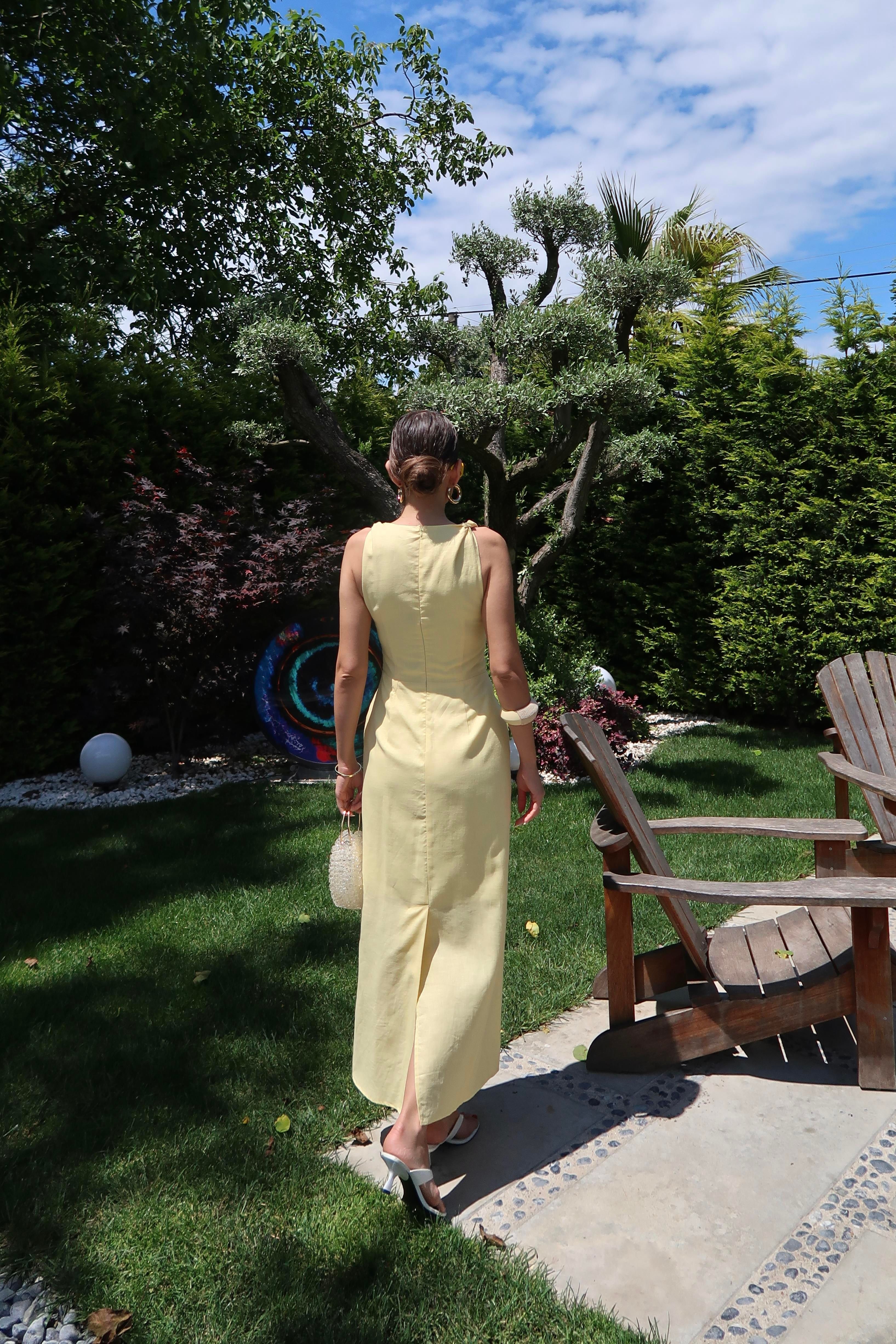 Palma Summer Donna Elbise Sarı