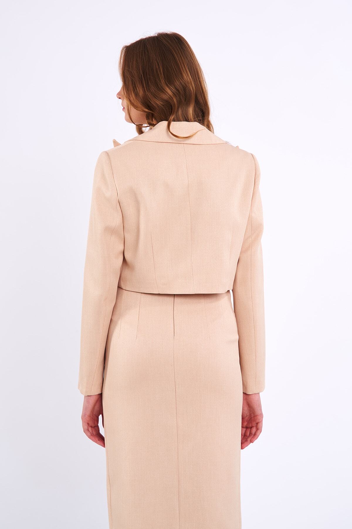 KETEN KISA BLAZER CEKET
