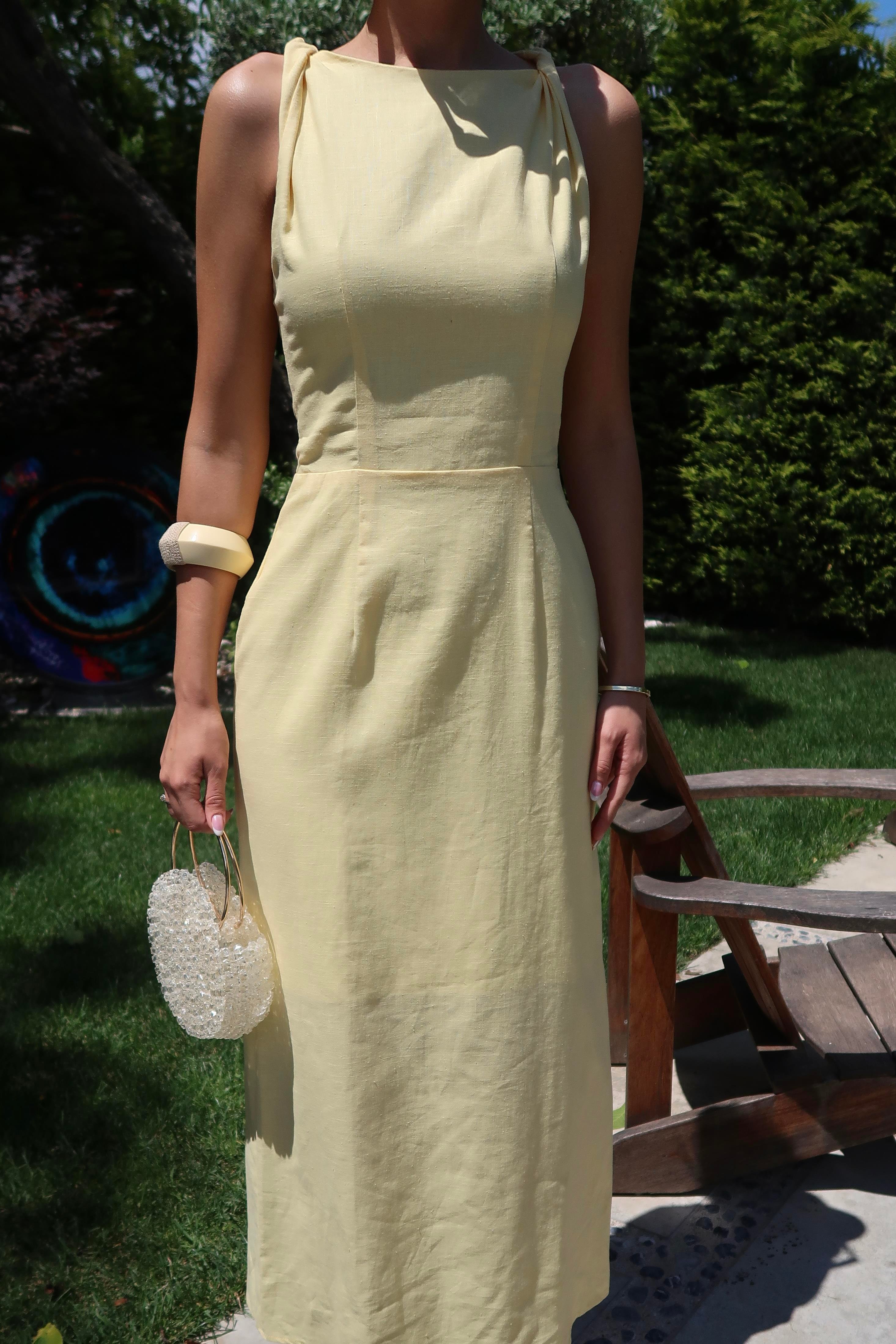 Palma Summer Donna Elbise Sarı