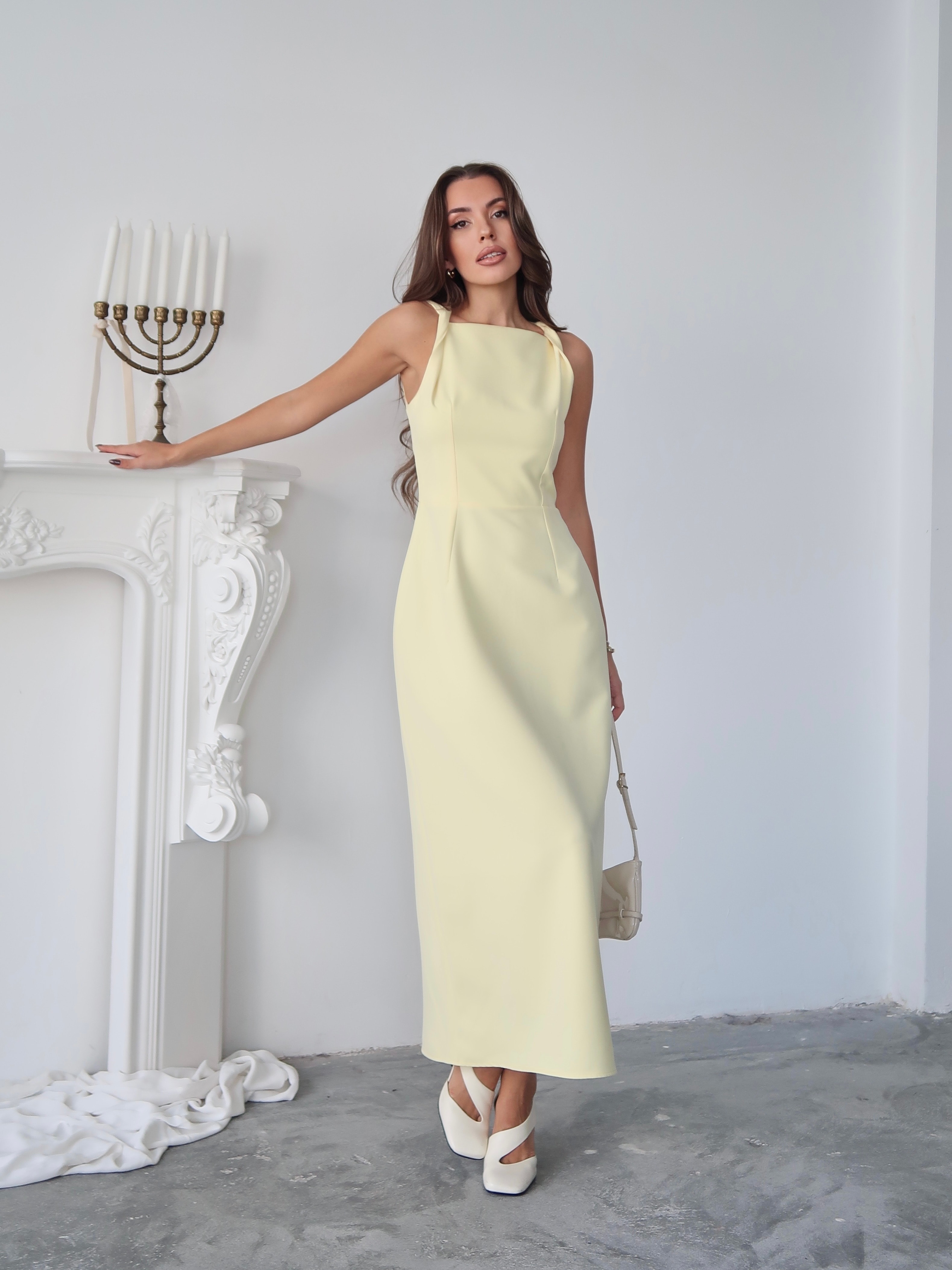 Donna Elbise Sarı