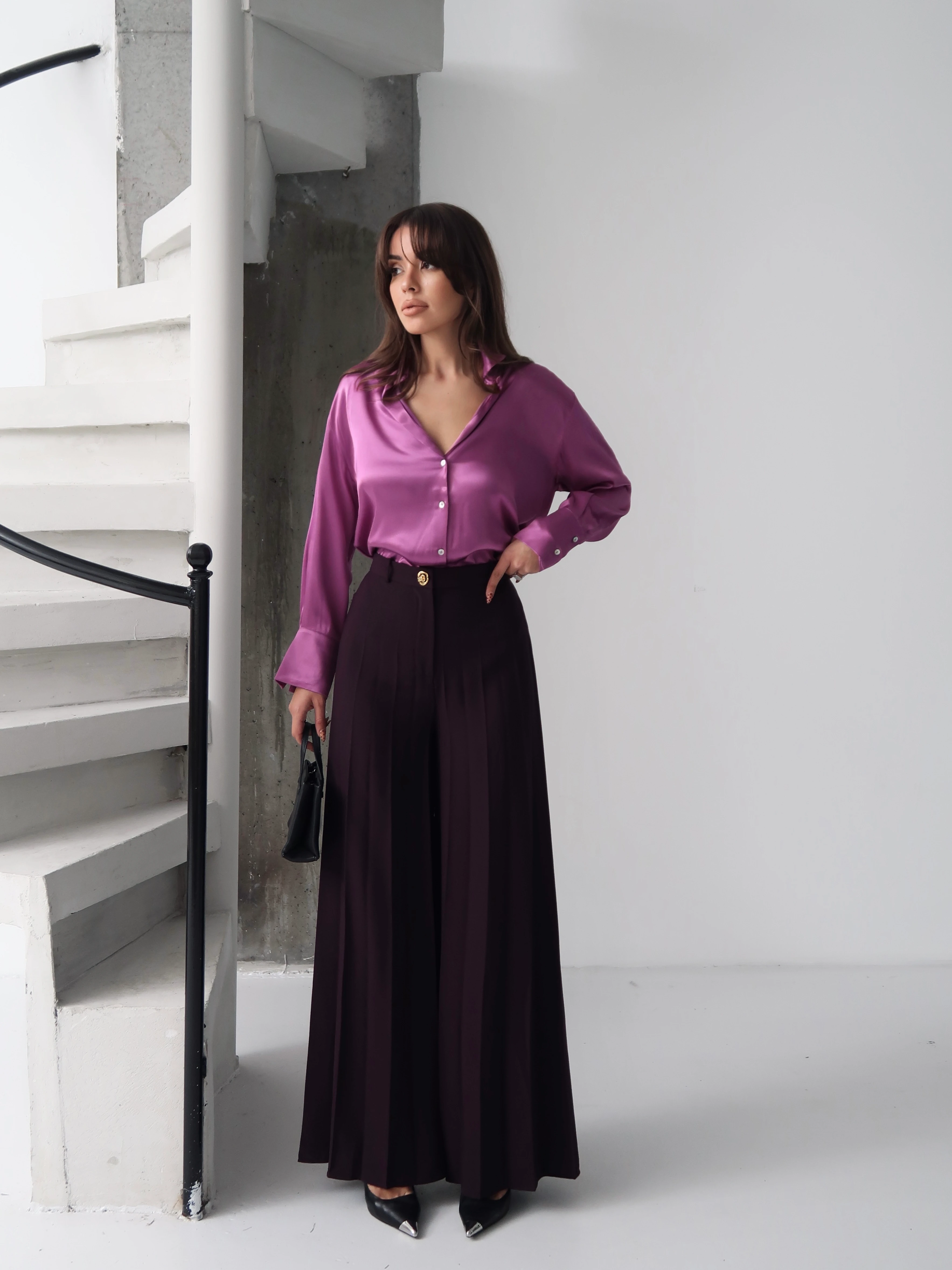 Mor Piliseli Pantolon