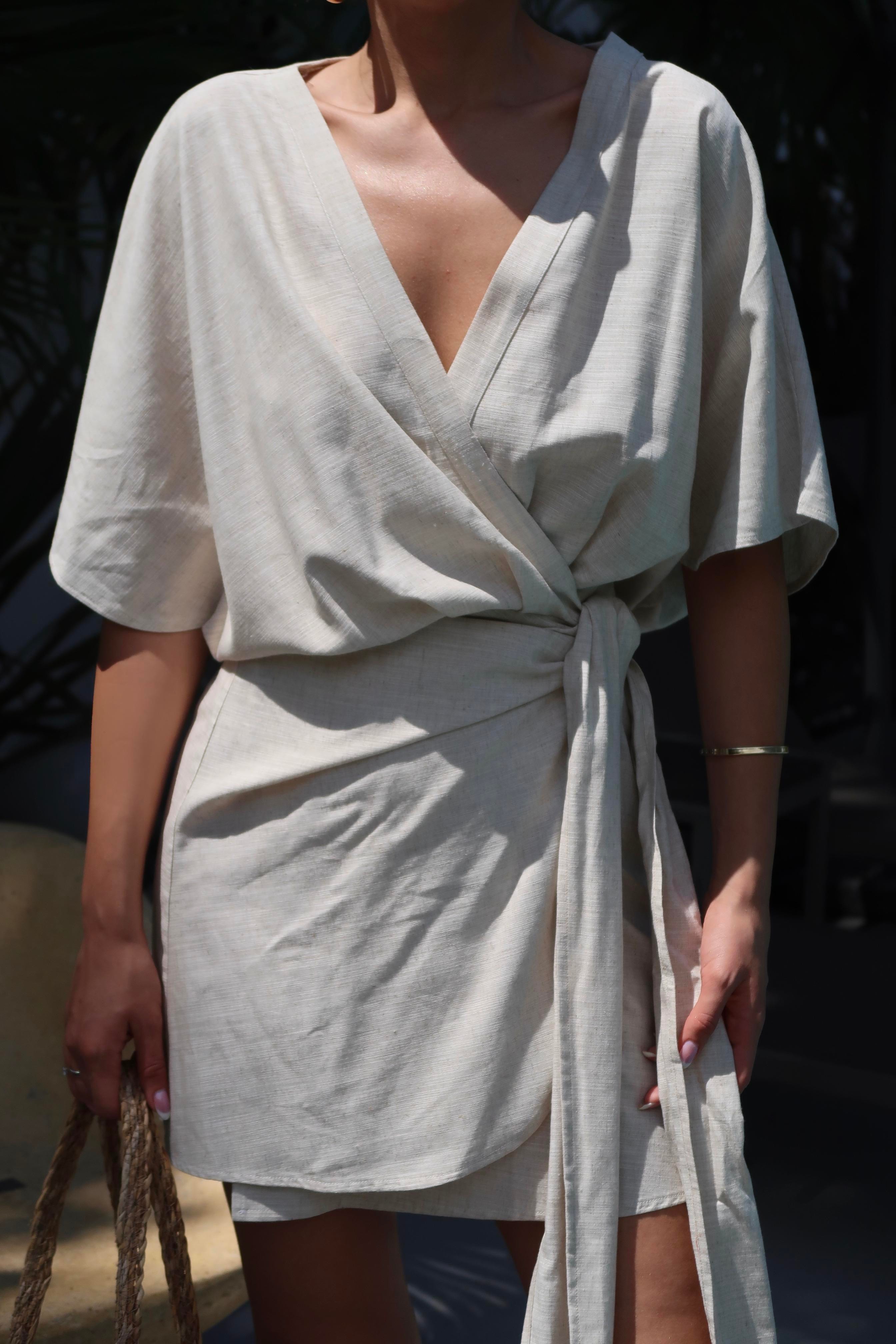 Palma Summer Maya Elbise Natürel