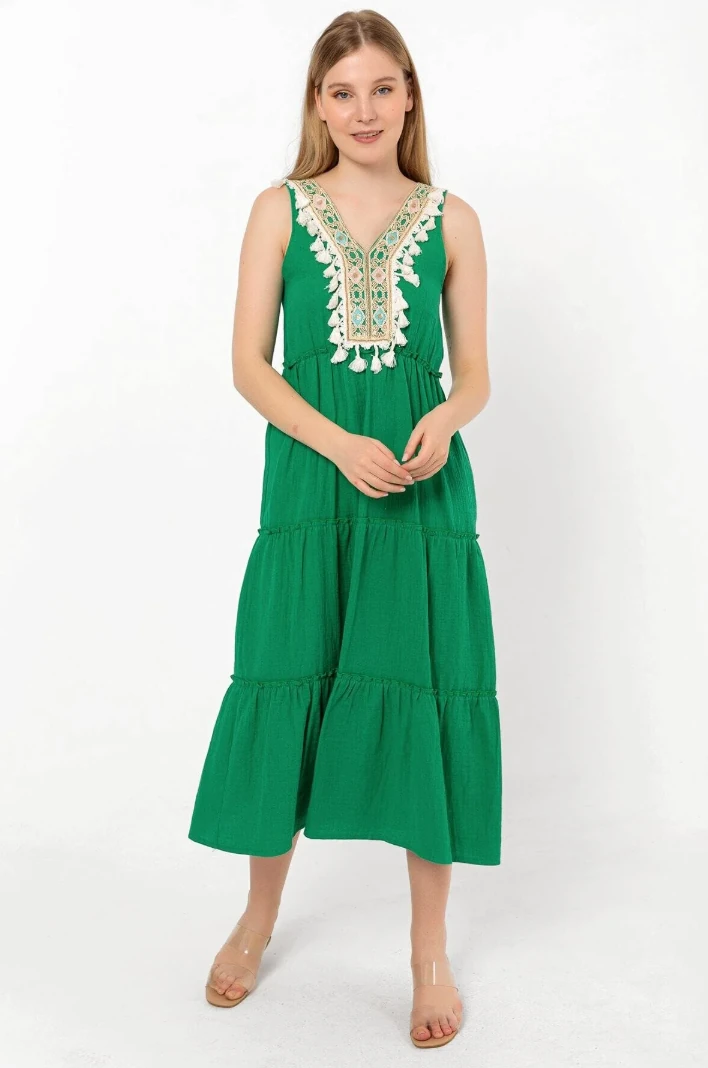 Müsli Elbise Yeşil