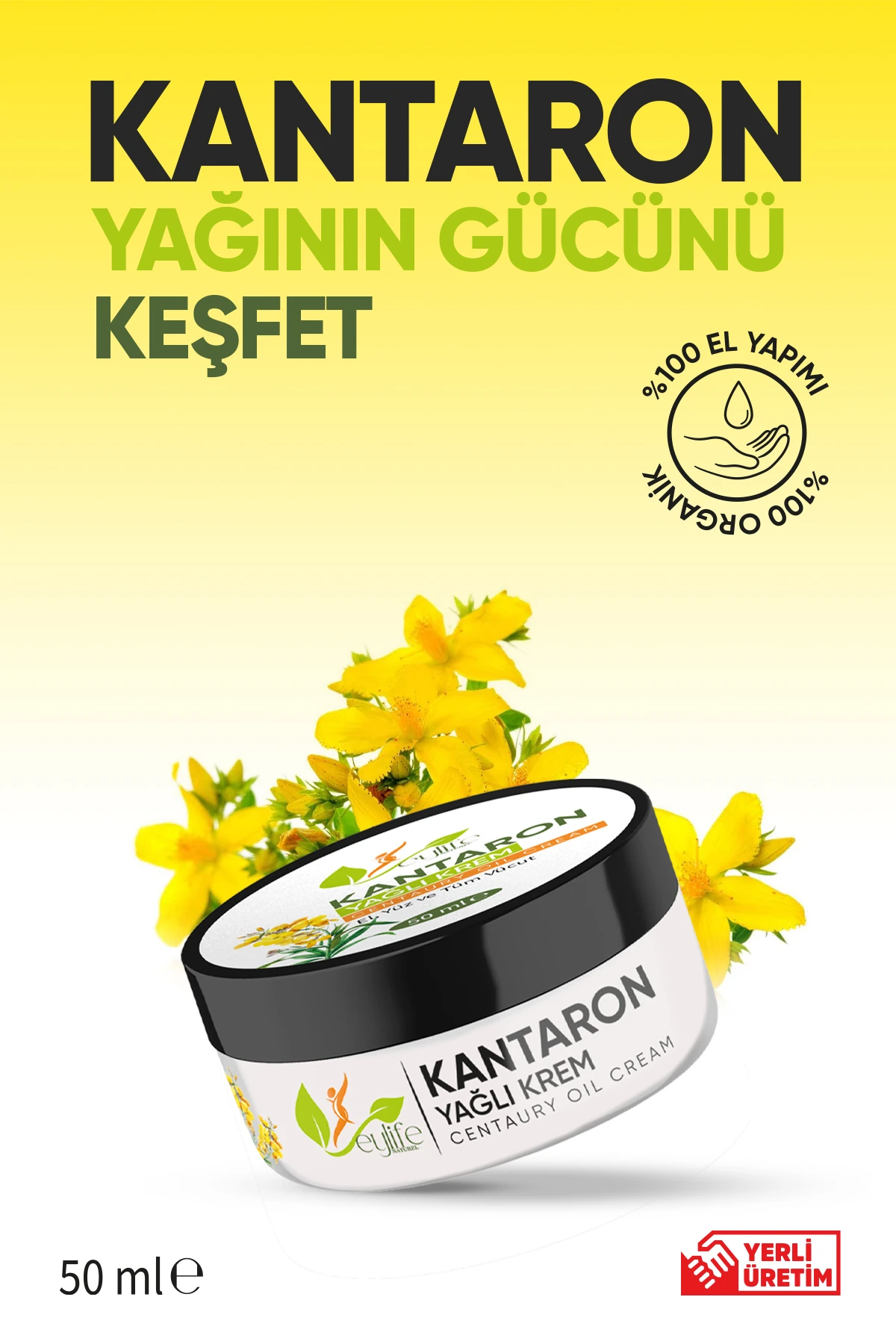Kantaron Yağlı Krem 50 ml