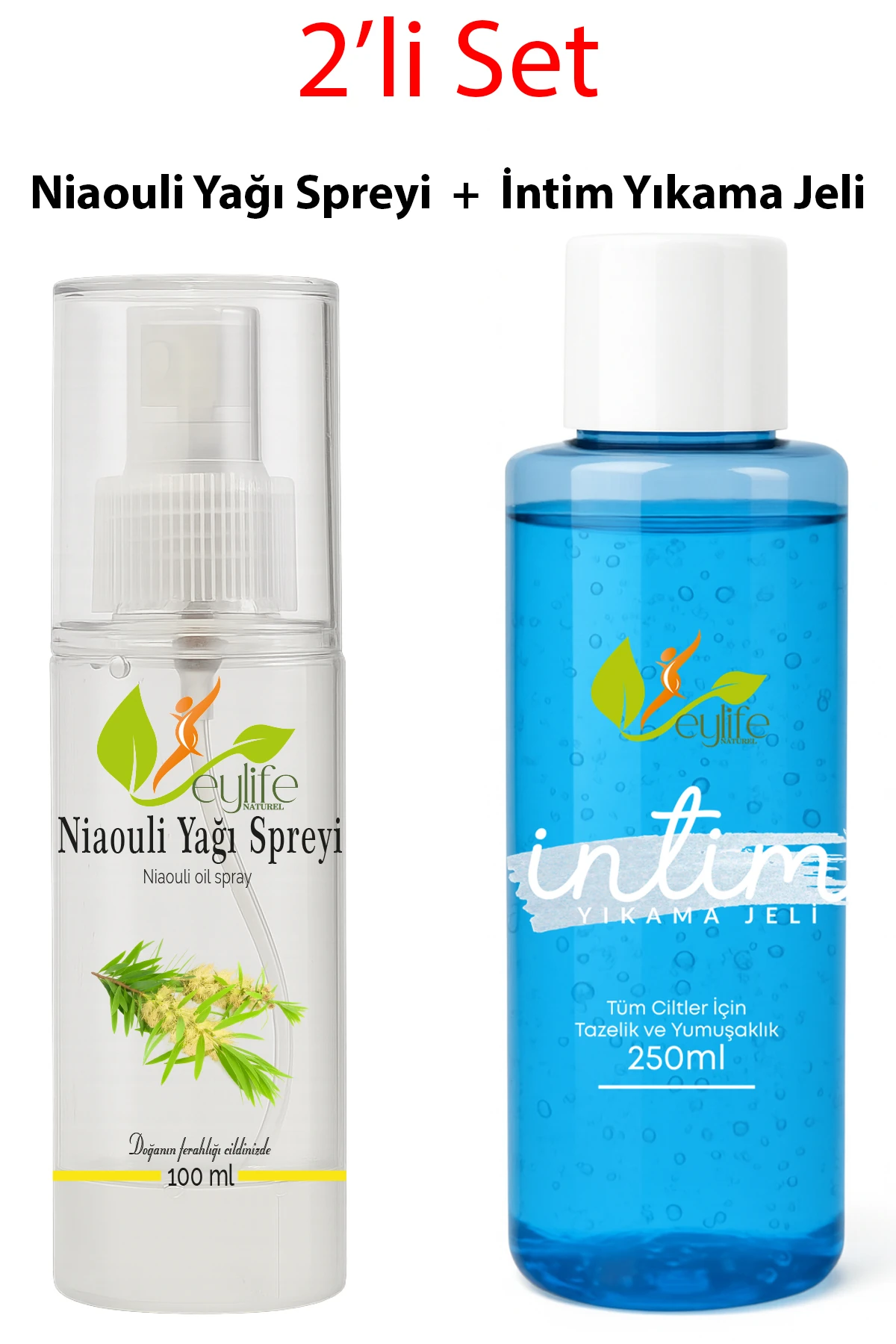 2’li Set Niaouli Yağı Spreyi + İntim Yıkama Jeli