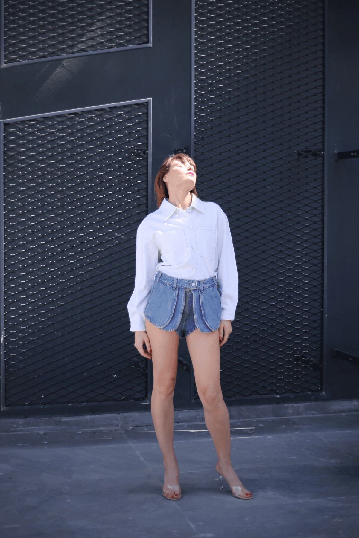 Denim Short Etek