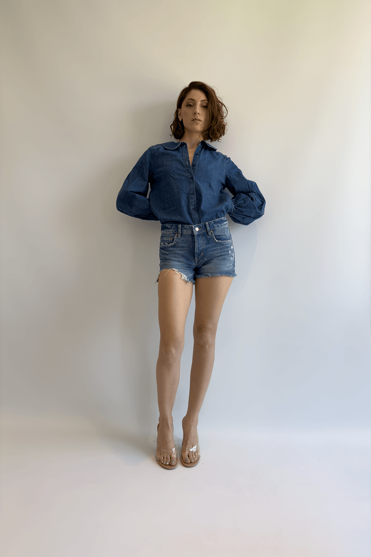 Yıpratma Detaylı Mini Short