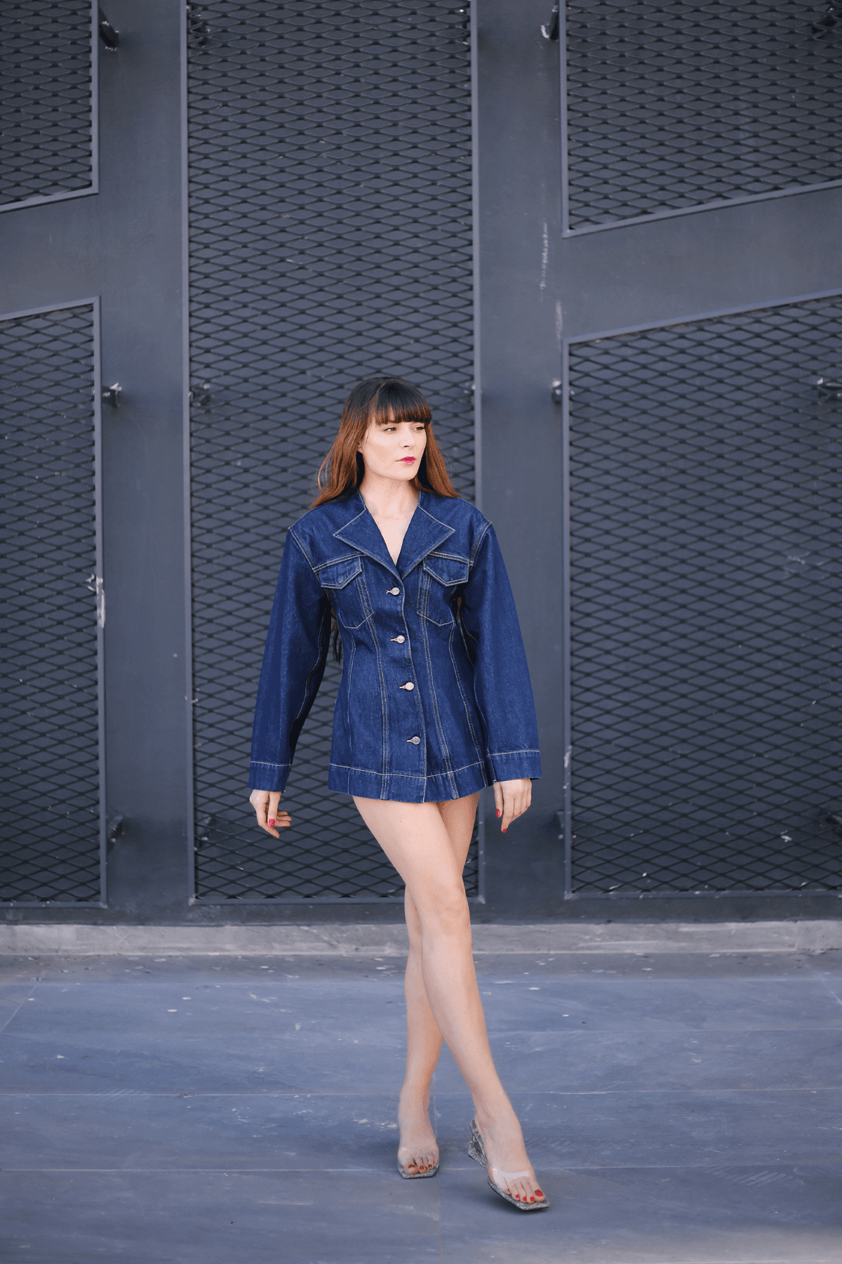 Denim Blazer Ceket