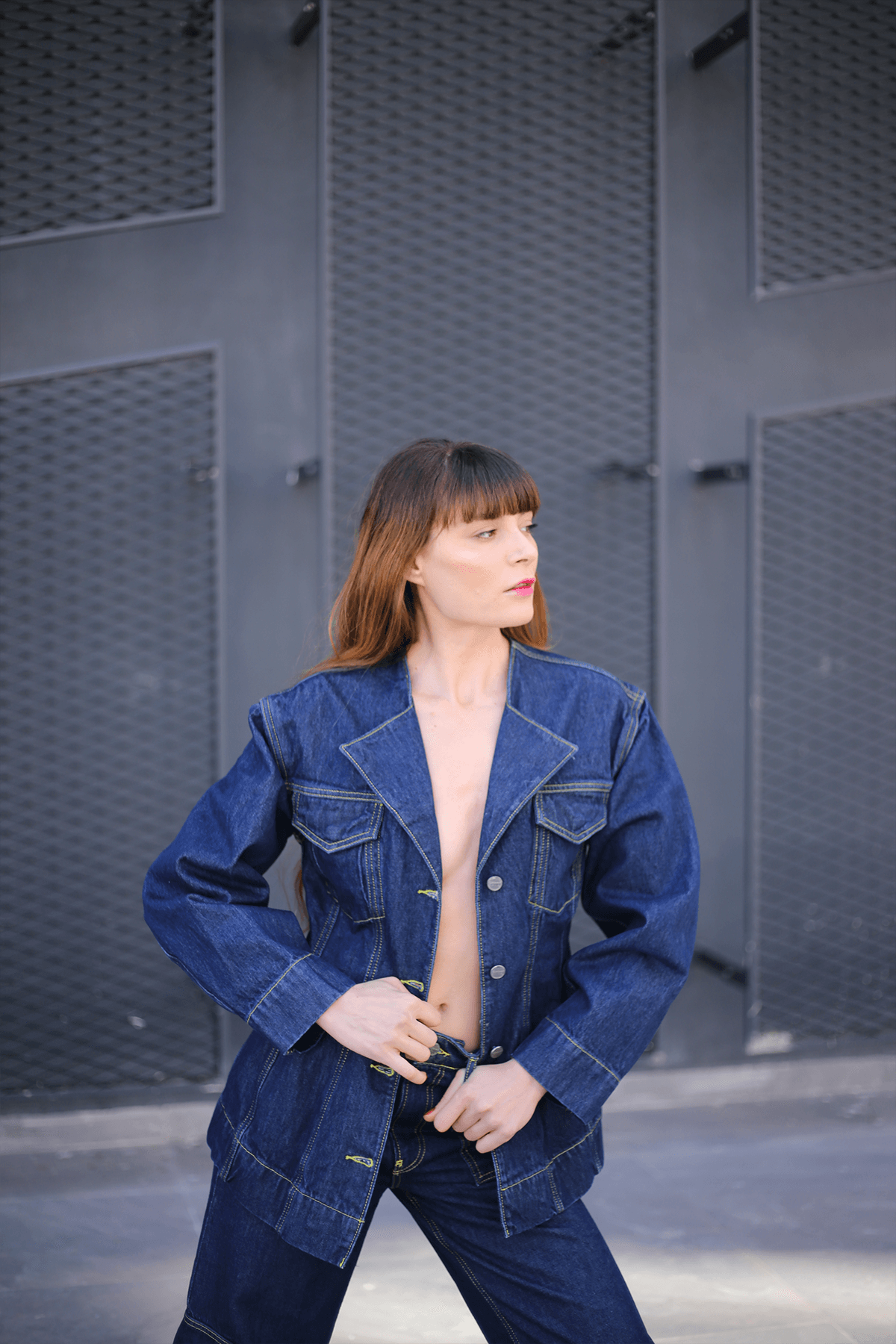 Denim Blazer Ceket